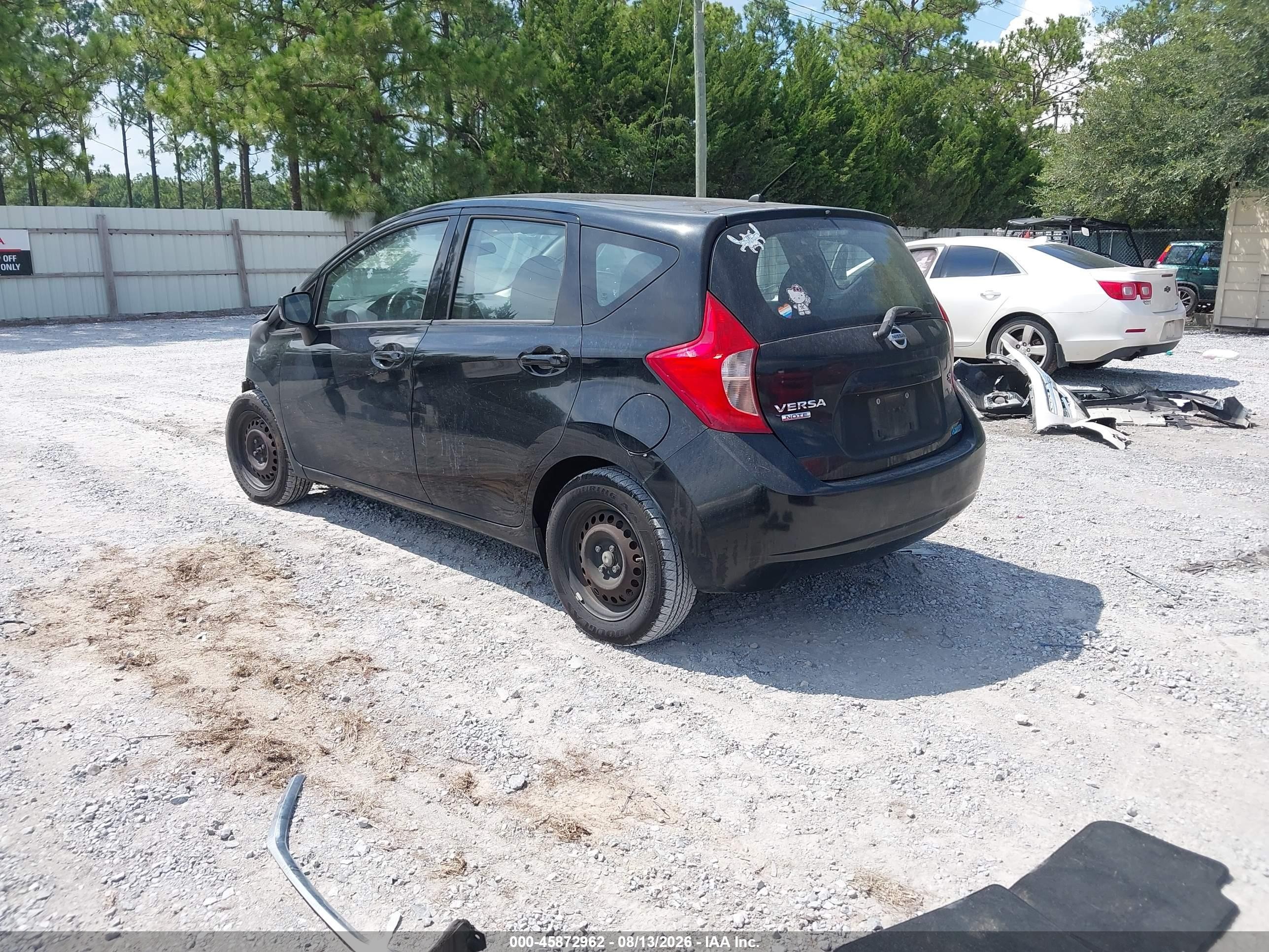 2015 Nissan Versa Note S (sr)/s Plus/sl/sr/sv Black vin: 3N1CE2CP8FL424009