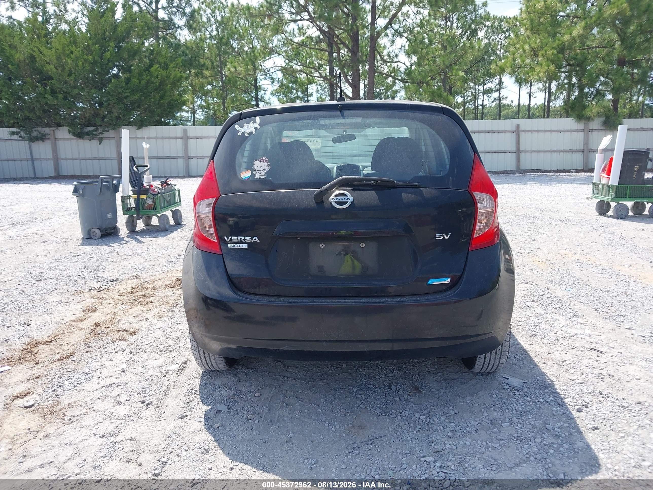 2015 Nissan Versa Note S (sr)/s Plus/sl/sr/sv Black vin: 3N1CE2CP8FL424009