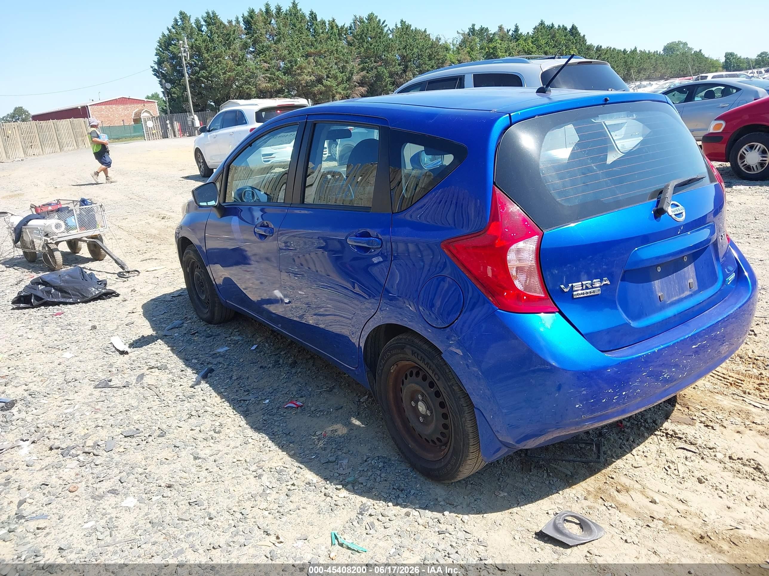 2015 Nissan Versa Note S (sr)/s Plus/sl/sr/sv Blue vin: 3N1CE2CP8FL424351