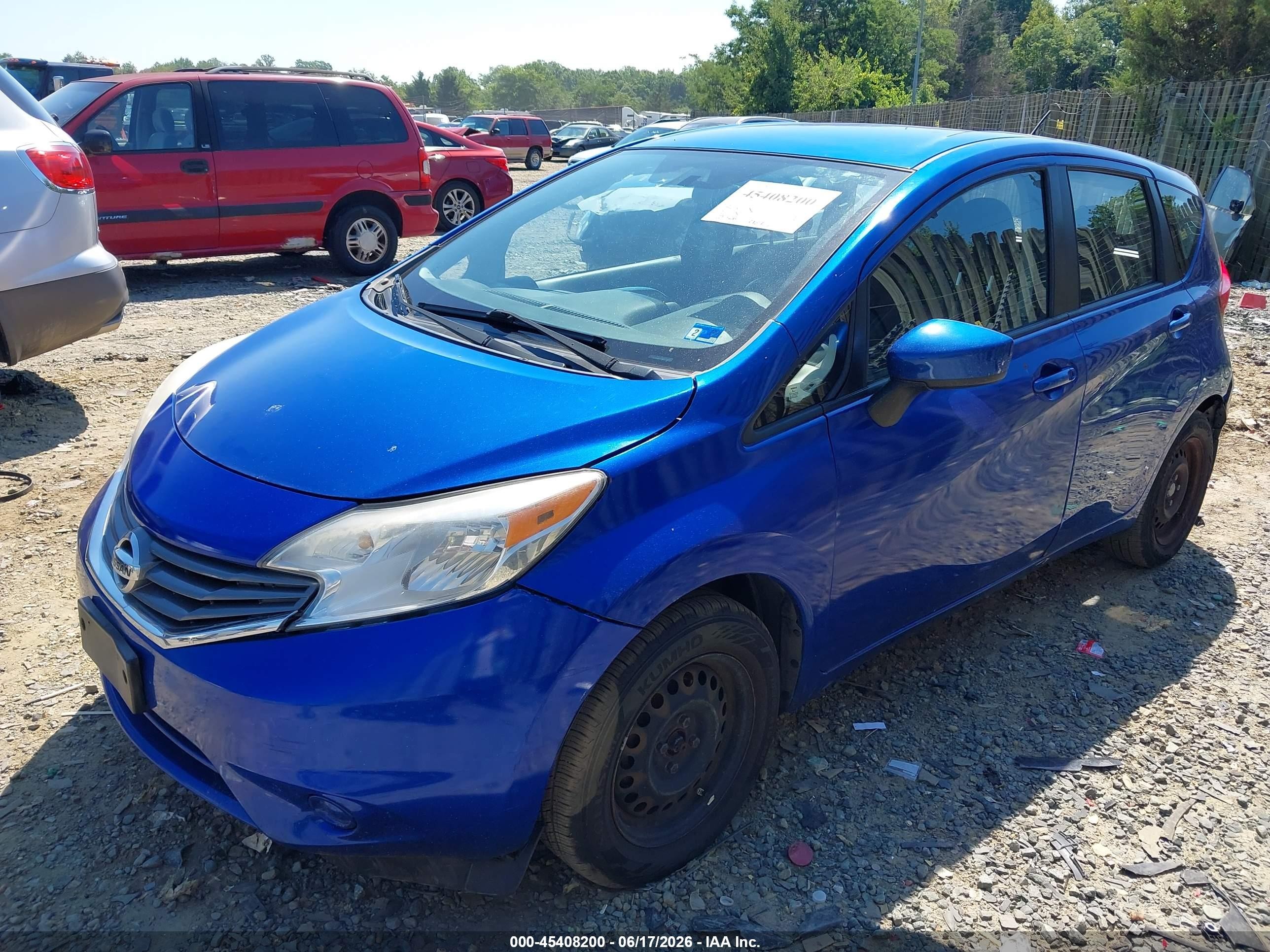2015 Nissan Versa Note S (sr)/s Plus/sl/sr/sv Blue vin: 3N1CE2CP8FL424351