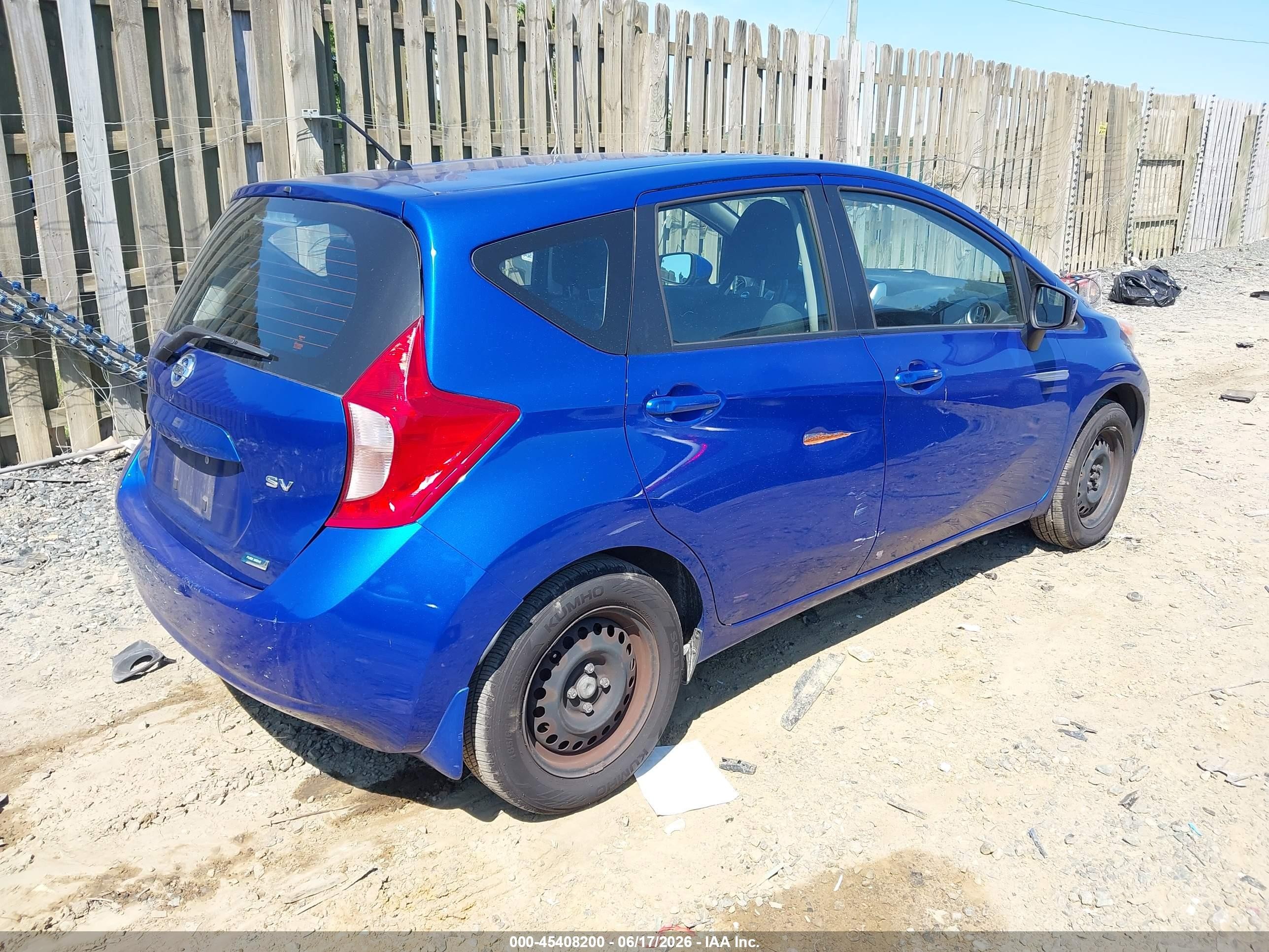 2015 Nissan Versa Note S (sr)/s Plus/sl/sr/sv Blue vin: 3N1CE2CP8FL424351