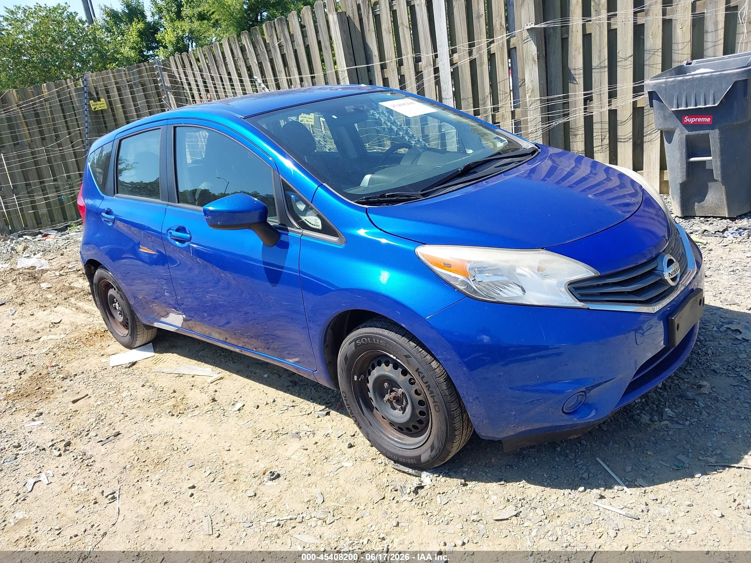 2015 Nissan Versa Note S (sr)/s Plus/sl/sr/sv Blue vin: 3N1CE2CP8FL424351