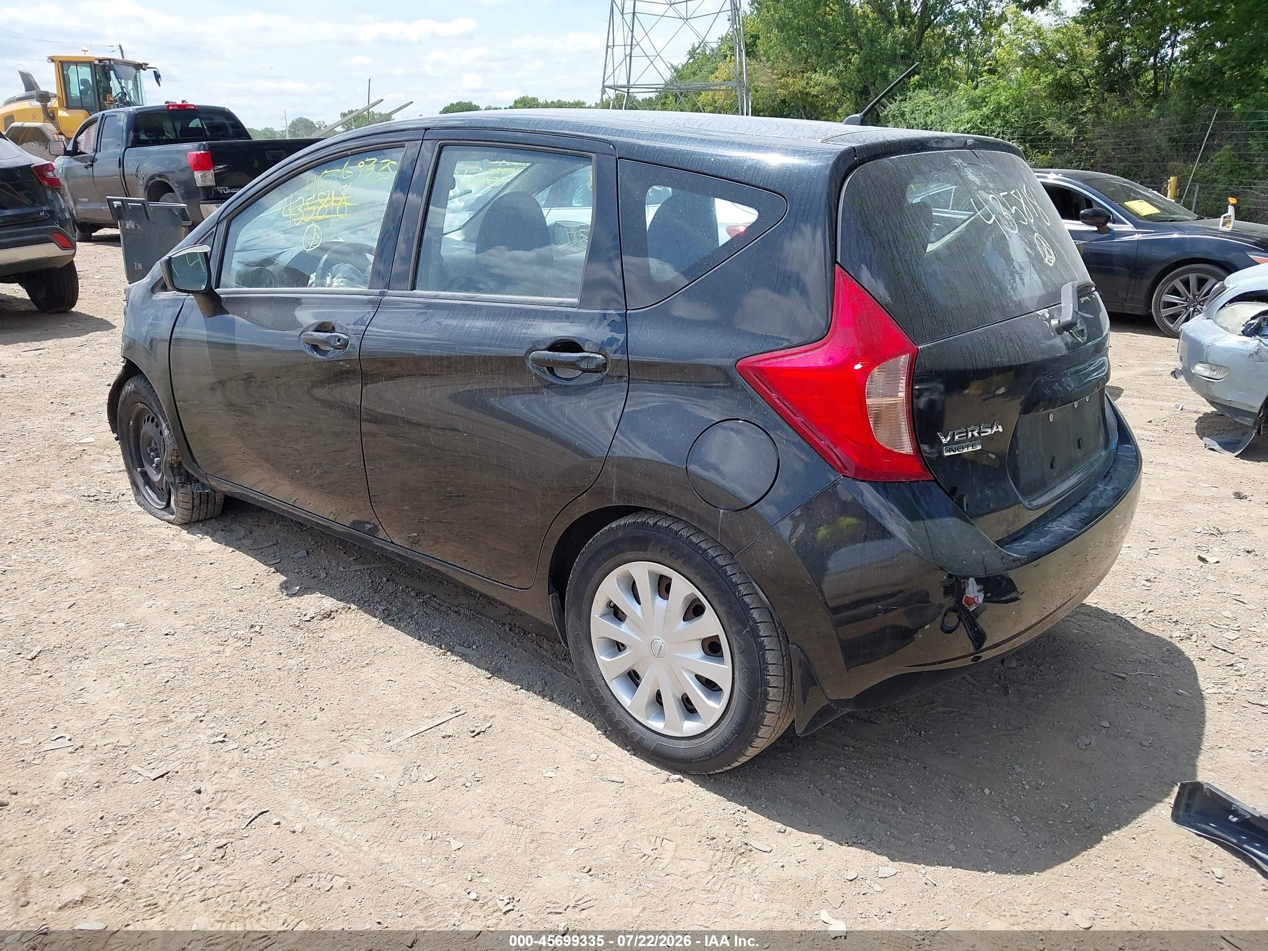 2015 Nissan Versa Note S Plus Черный vin: 3N1CE2CP8FL435818