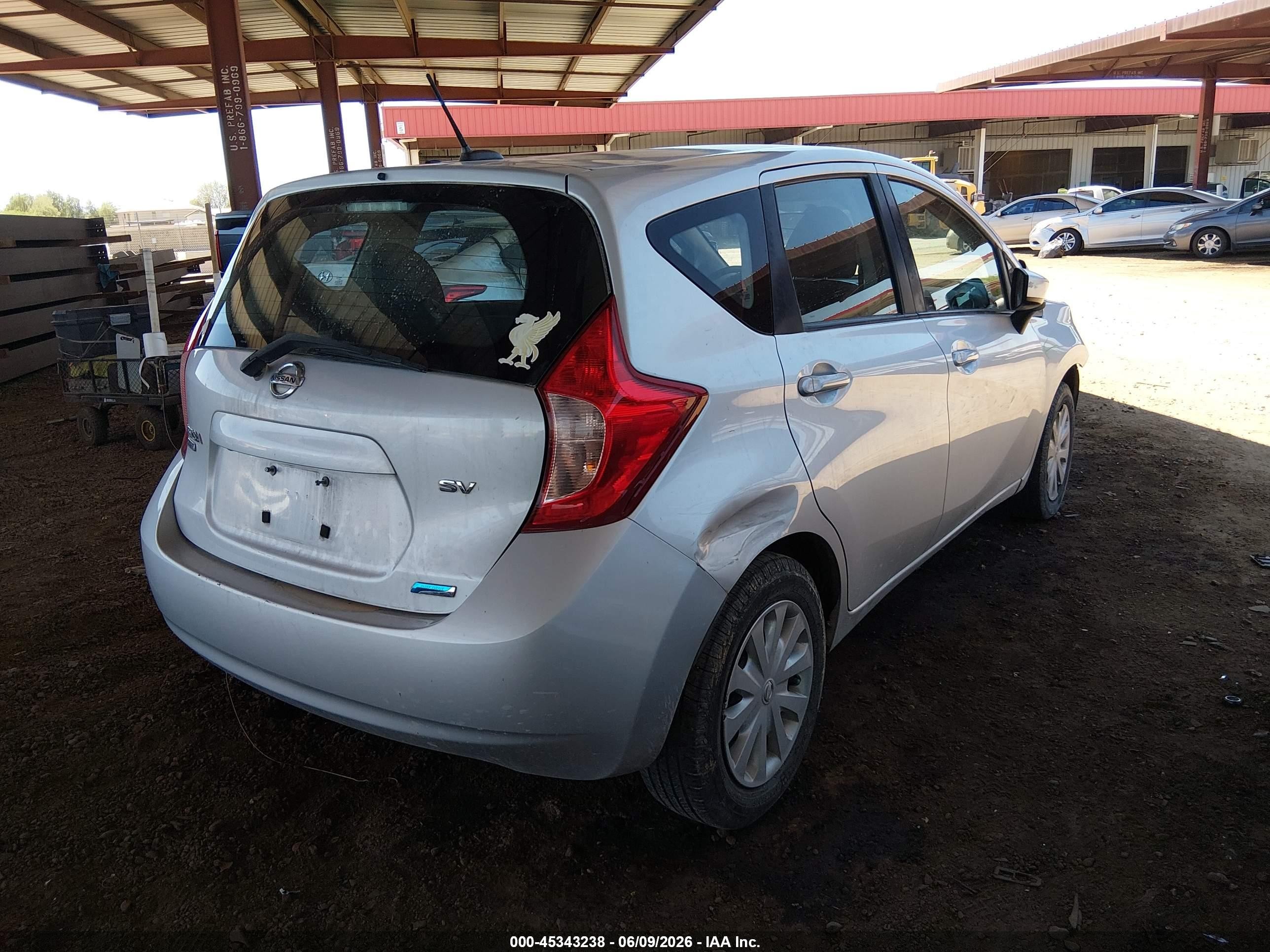 2015 Nissan Versa Note Sv Silver vin: 3N1CE2CP8FL441716