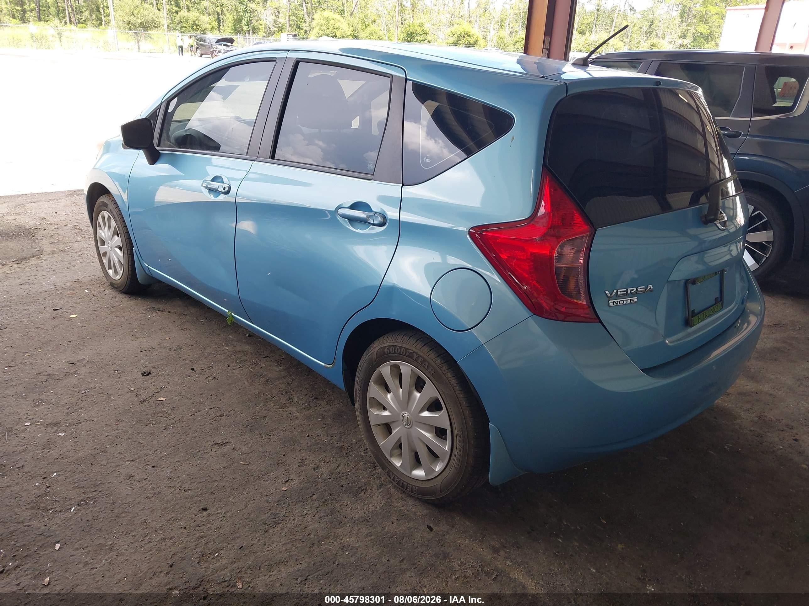 2015 Nissan Versa Note S Plus Light Blue vin: 3N1CE2CP8FL442767
