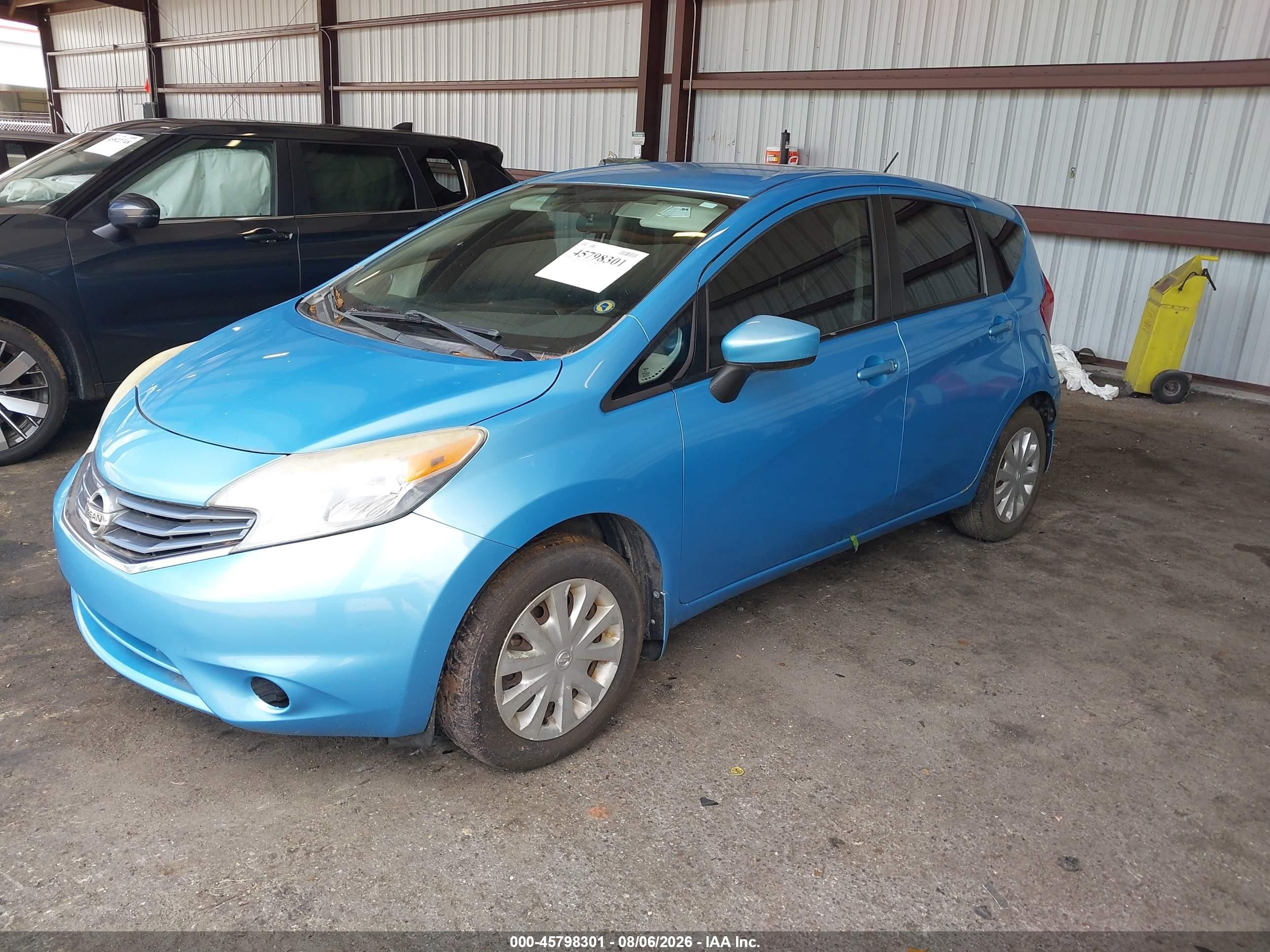 2015 Nissan Versa Note S Plus Light Blue vin: 3N1CE2CP8FL442767