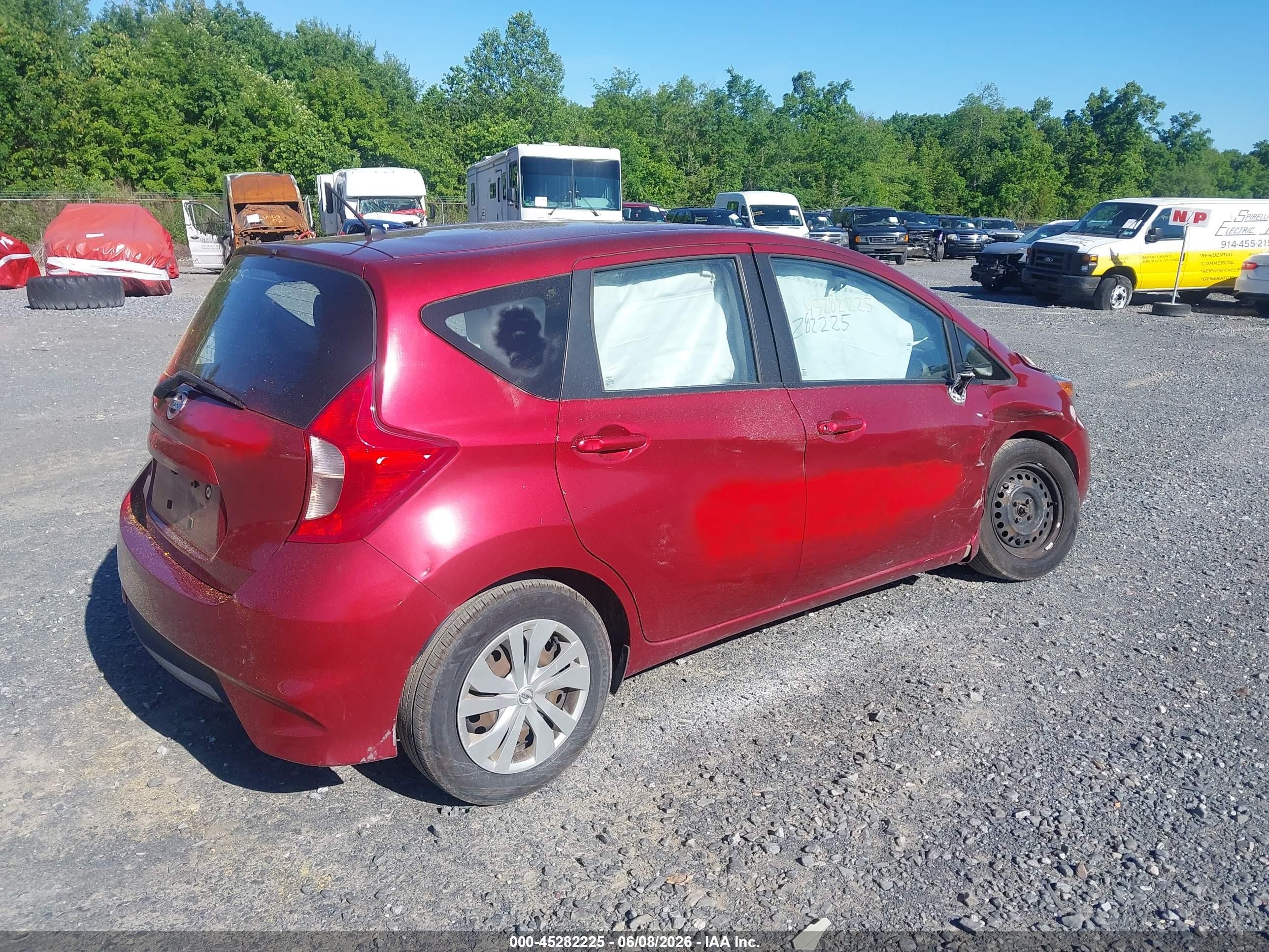 2017 Nissan Versa Note S Plus Red vin: 3N1CE2CP8HL368009