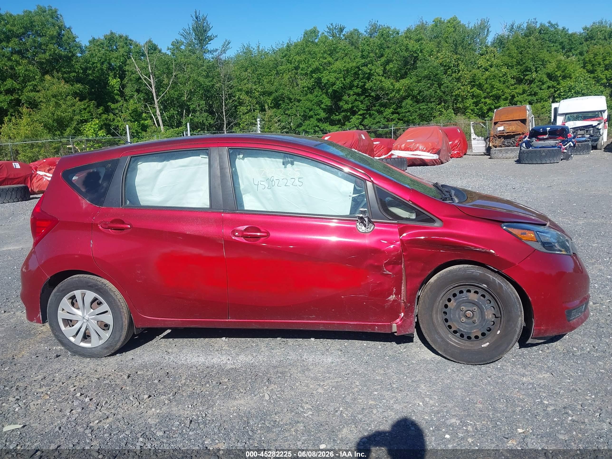 2017 Nissan Versa Note S Plus Red vin: 3N1CE2CP8HL368009