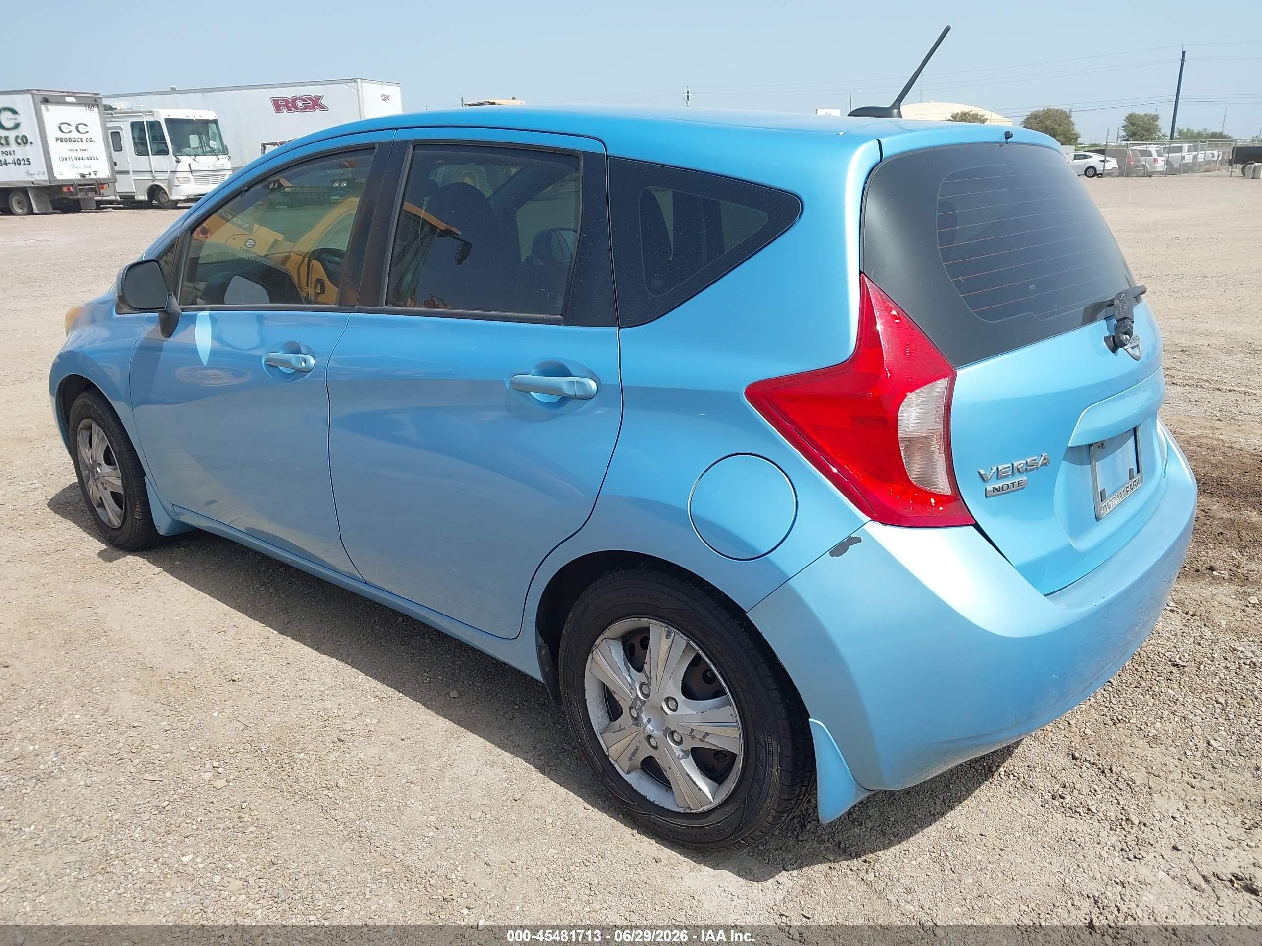 2014 Nissan Versa Note Sv Light Blue vin: 3N1CE2CP9EL357449