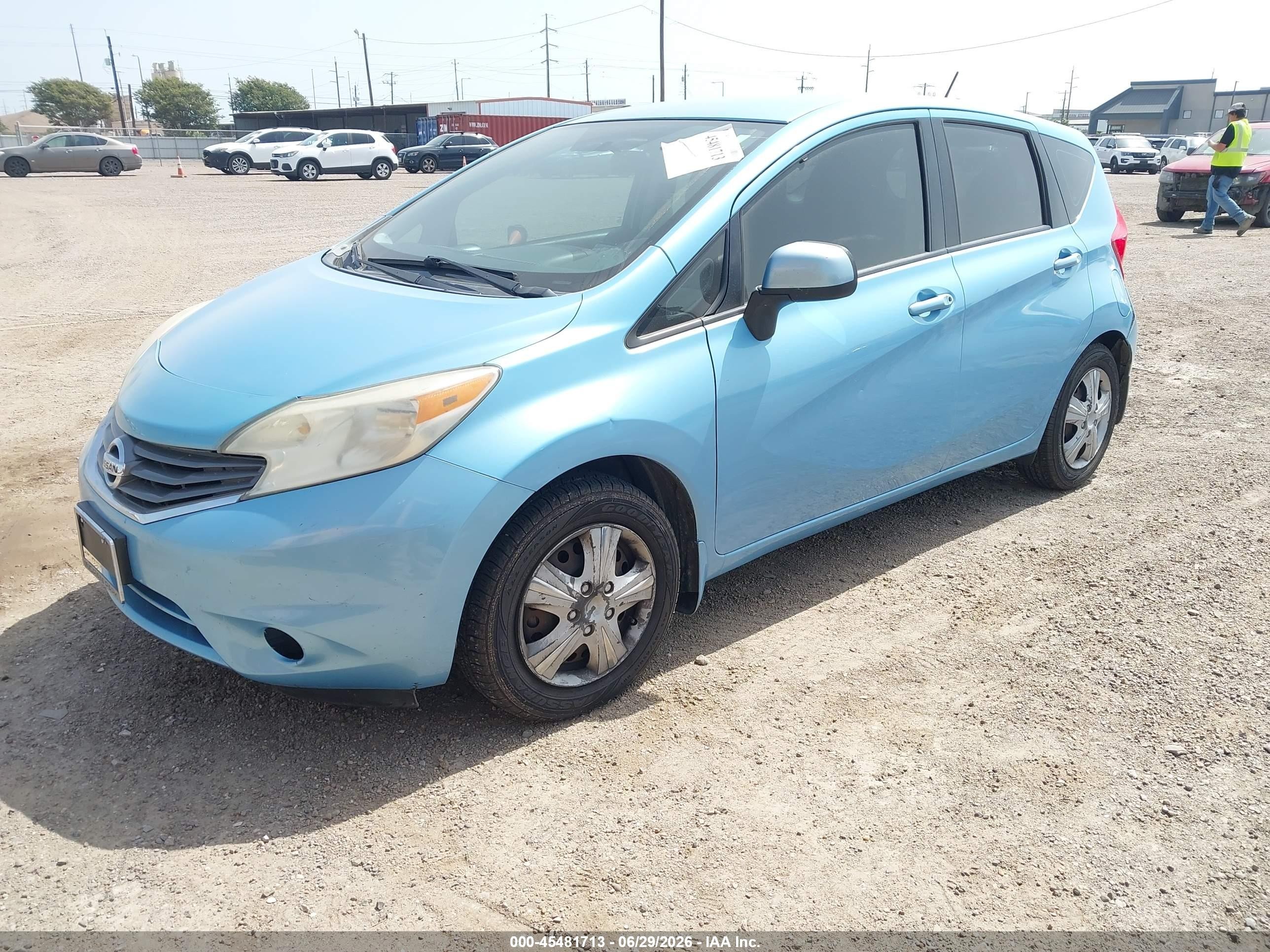 2014 Nissan Versa Note Sv Light Blue vin: 3N1CE2CP9EL357449