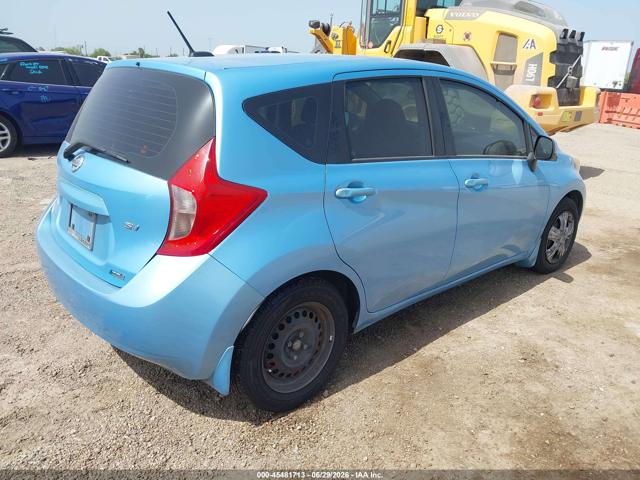 2014 Nissan Versa Note Sv Light Blue vin: 3N1CE2CP9EL357449