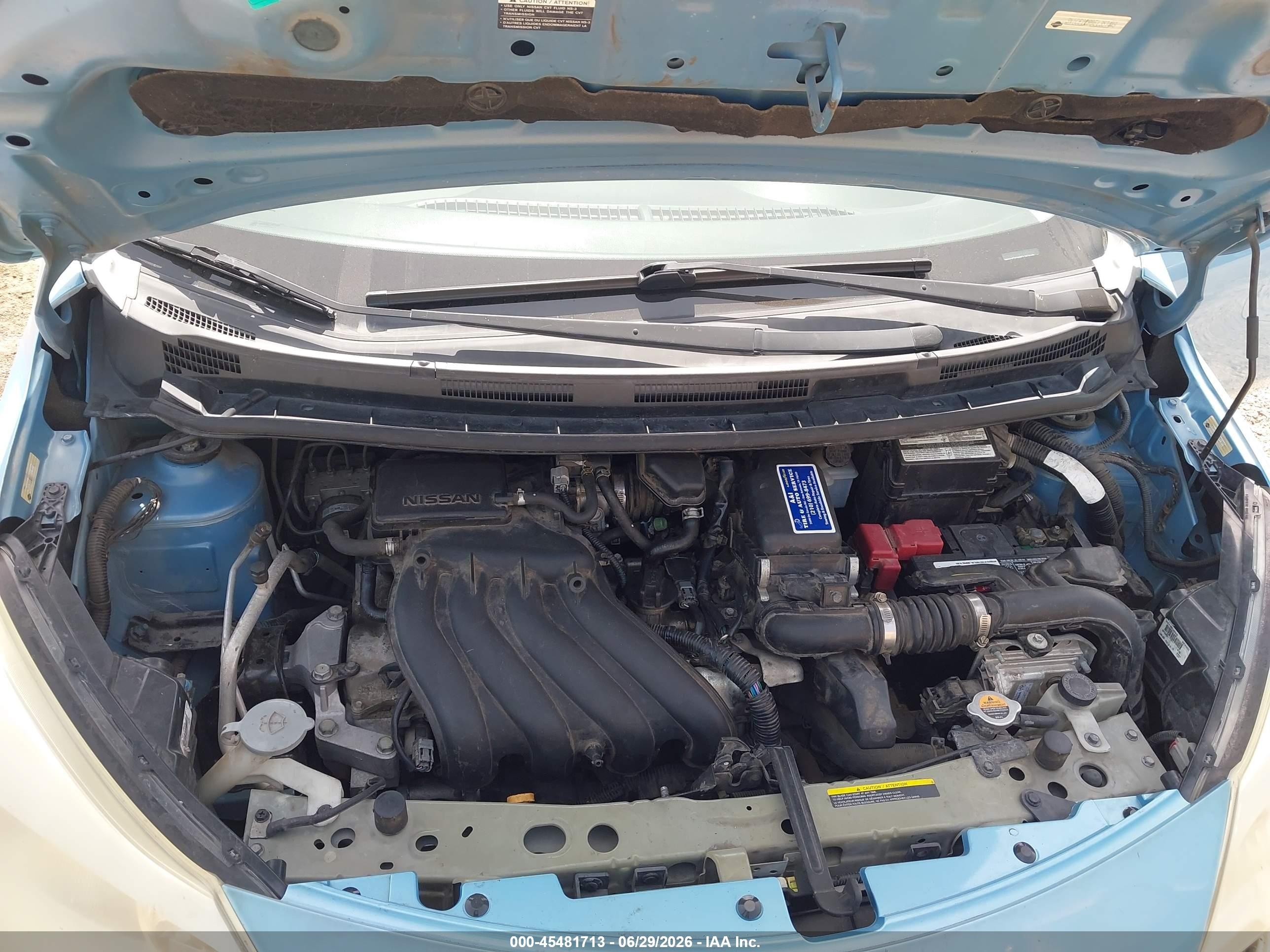2014 Nissan Versa Note Sv Light Blue vin: 3N1CE2CP9EL357449