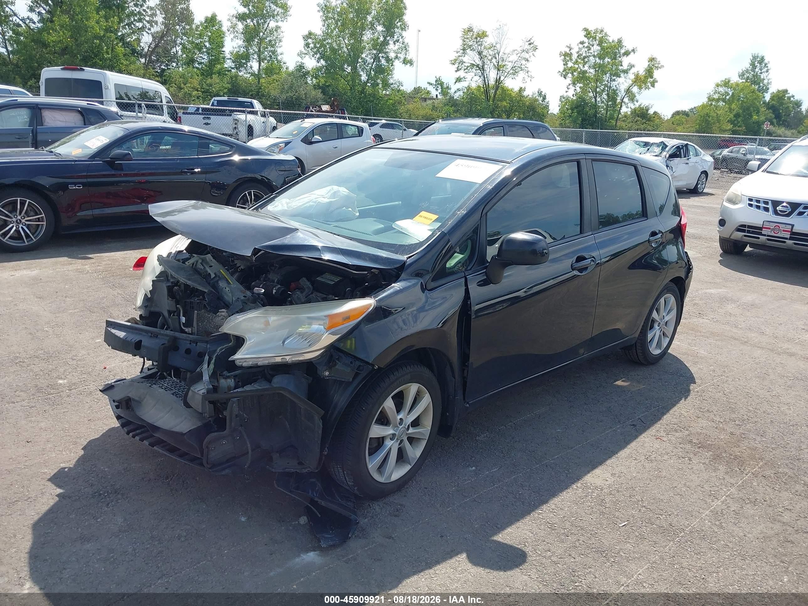 2014 Nissan Versa Note Sv Black vin: 3N1CE2CP9EL358407