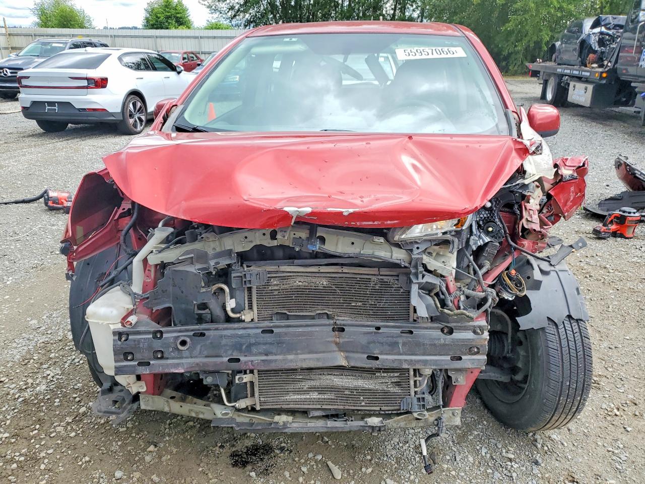 2014 Nissan Versa Note Sv Red vin: 3N1CE2CP9EL364367