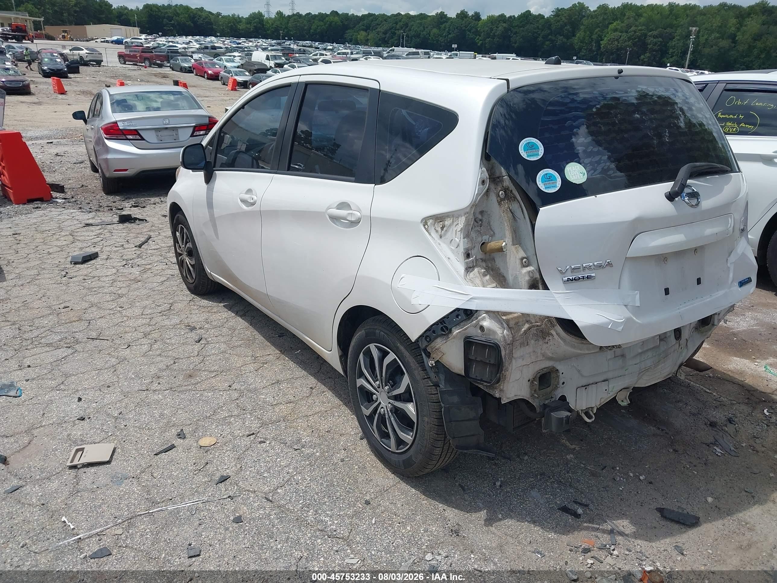 2014 Nissan Versa Note S/s Plus/sv/sl White vin: 3N1CE2CP9EL364773
