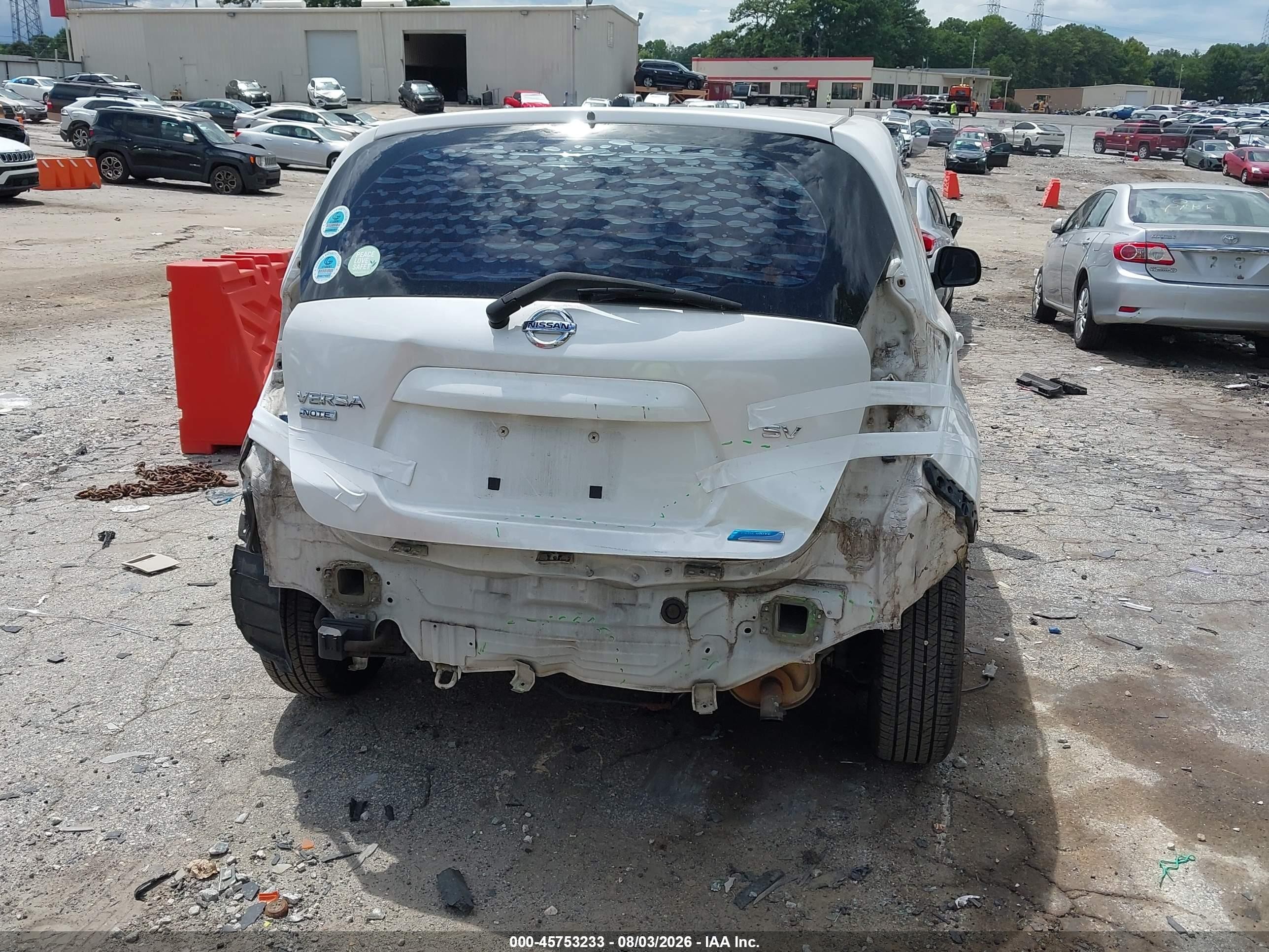 2014 Nissan Versa Note S/s Plus/sv/sl White vin: 3N1CE2CP9EL364773