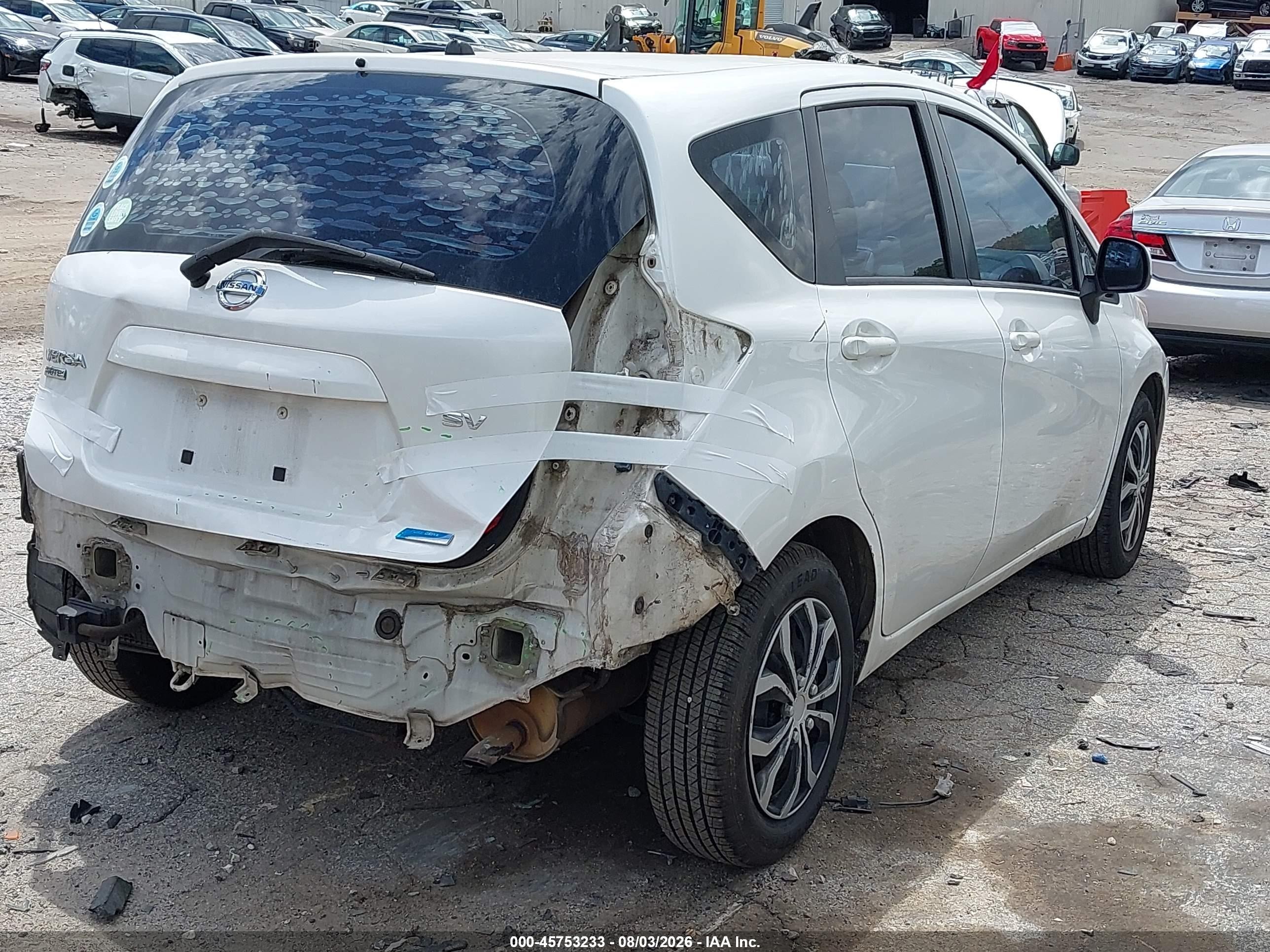 2014 Nissan Versa Note S/s Plus/sv/sl White vin: 3N1CE2CP9EL364773