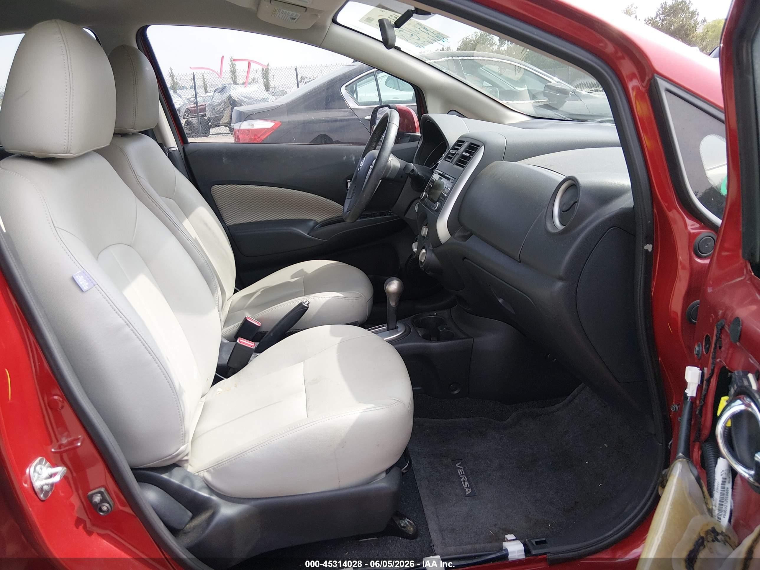 2014 Nissan Versa Note Sv Красный vin: 3N1CE2CP9EL366023