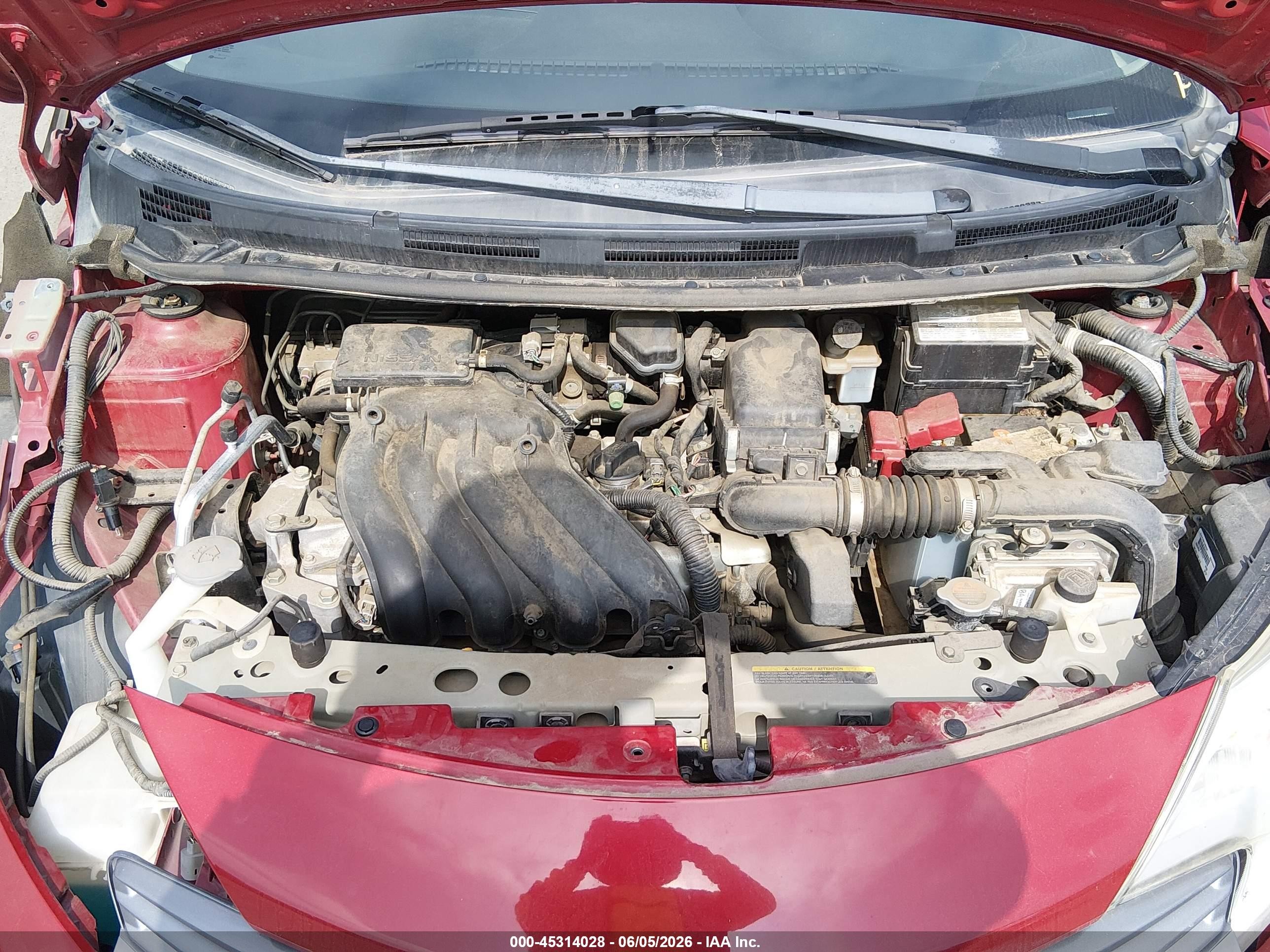 2014 Nissan Versa Note Sv Красный vin: 3N1CE2CP9EL366023