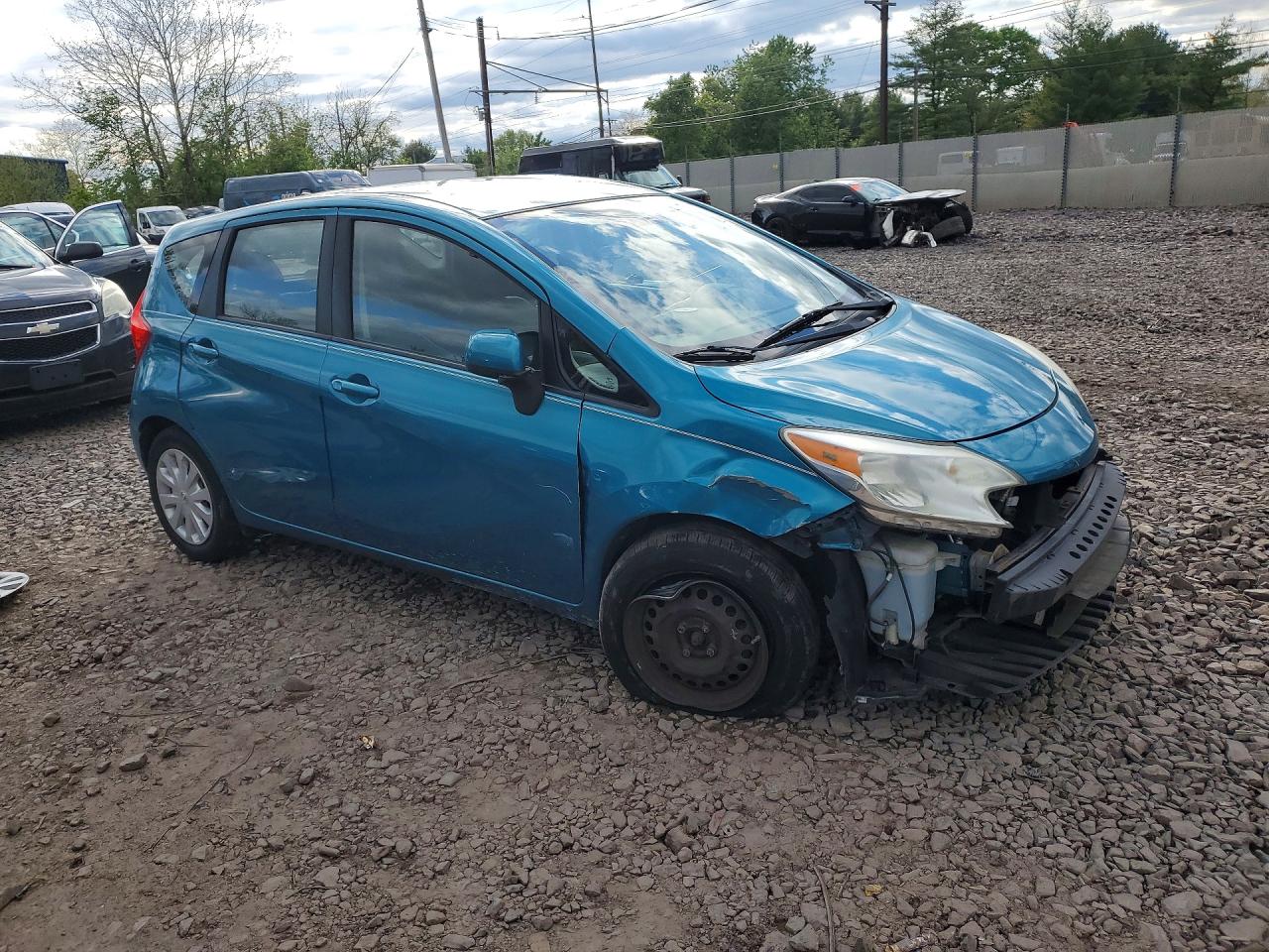 2014 Nissan Versa Note S Blue vin: 3N1CE2CP9EL377815