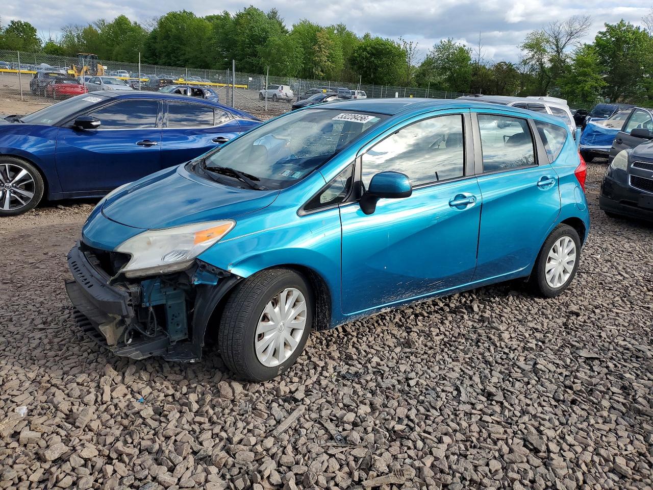 2014 Nissan Versa Note S Blue vin: 3N1CE2CP9EL377815