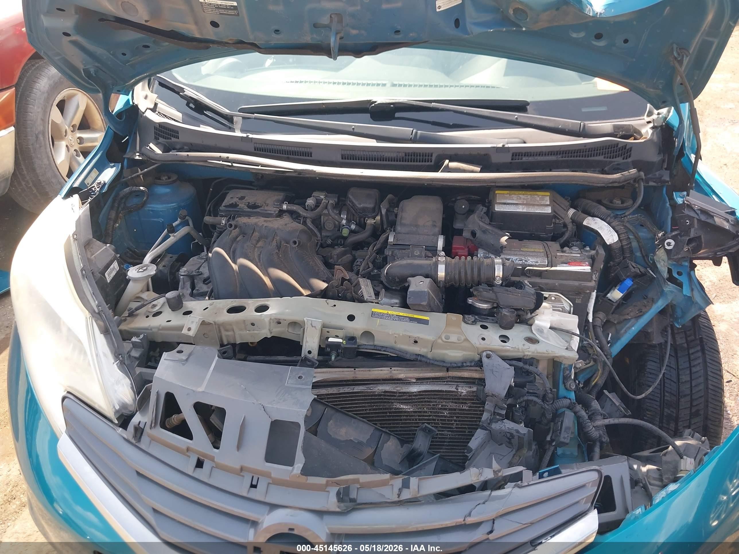 2014 Nissan Versa Note Sv Blue vin: 3N1CE2CP9EL383663