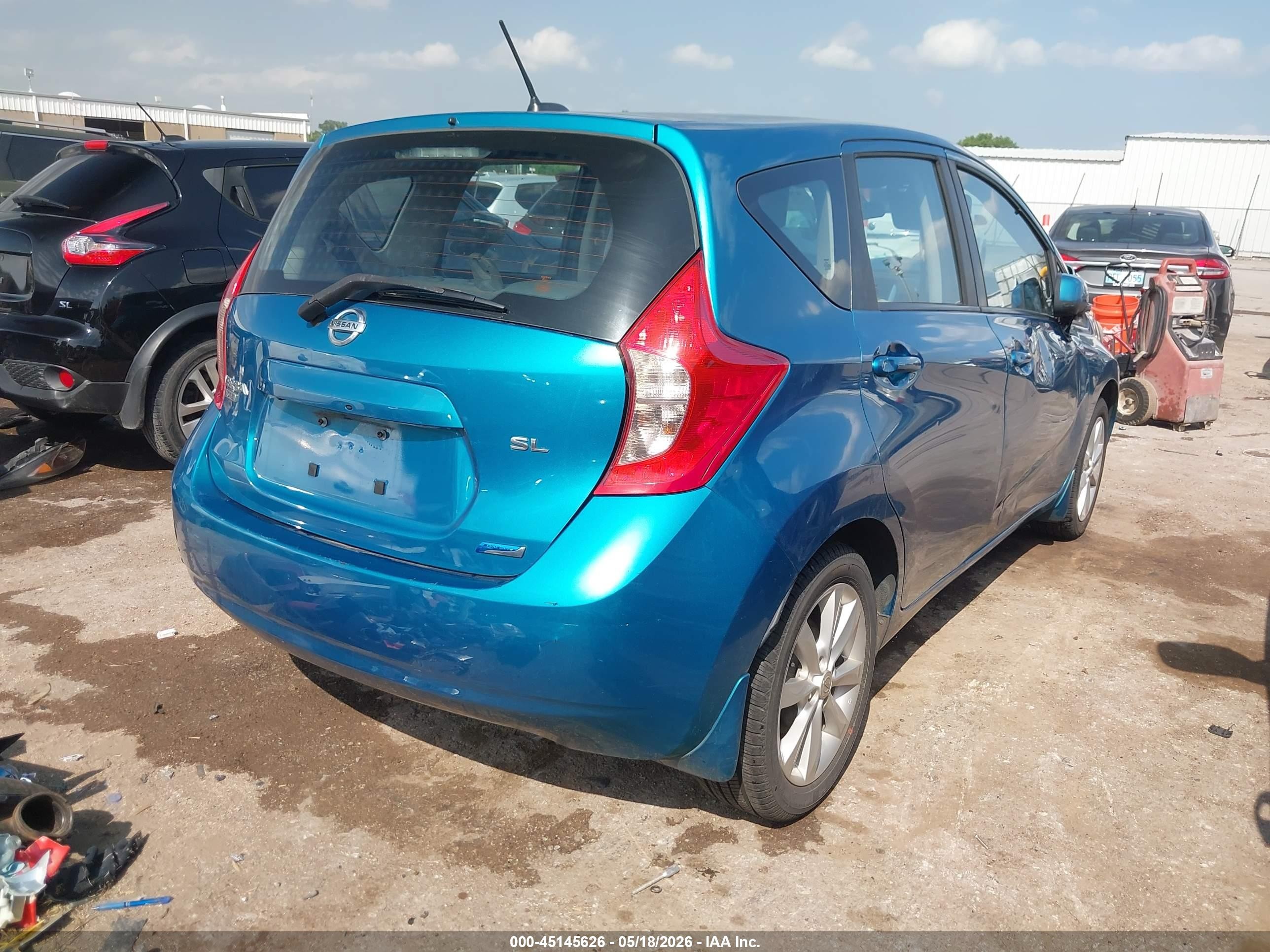 2014 Nissan Versa Note Sv Blue vin: 3N1CE2CP9EL383663