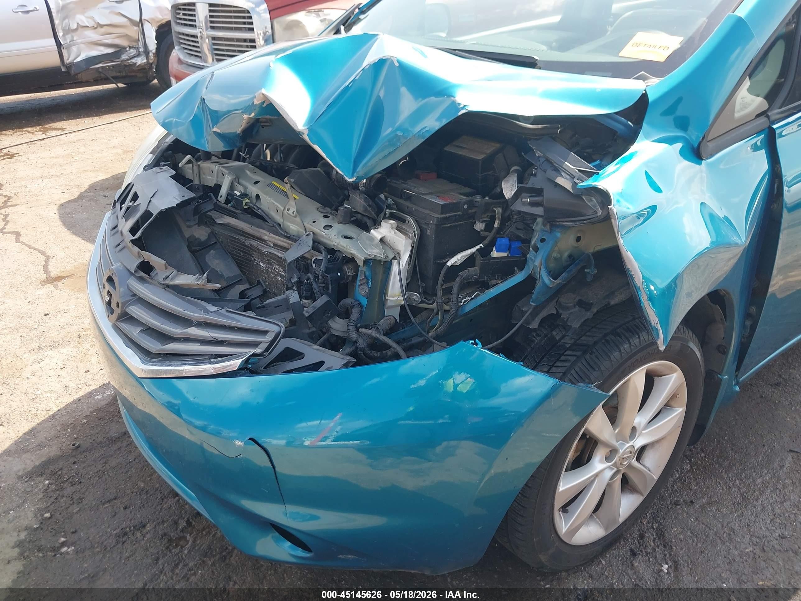 2014 Nissan Versa Note Sv Blue vin: 3N1CE2CP9EL383663