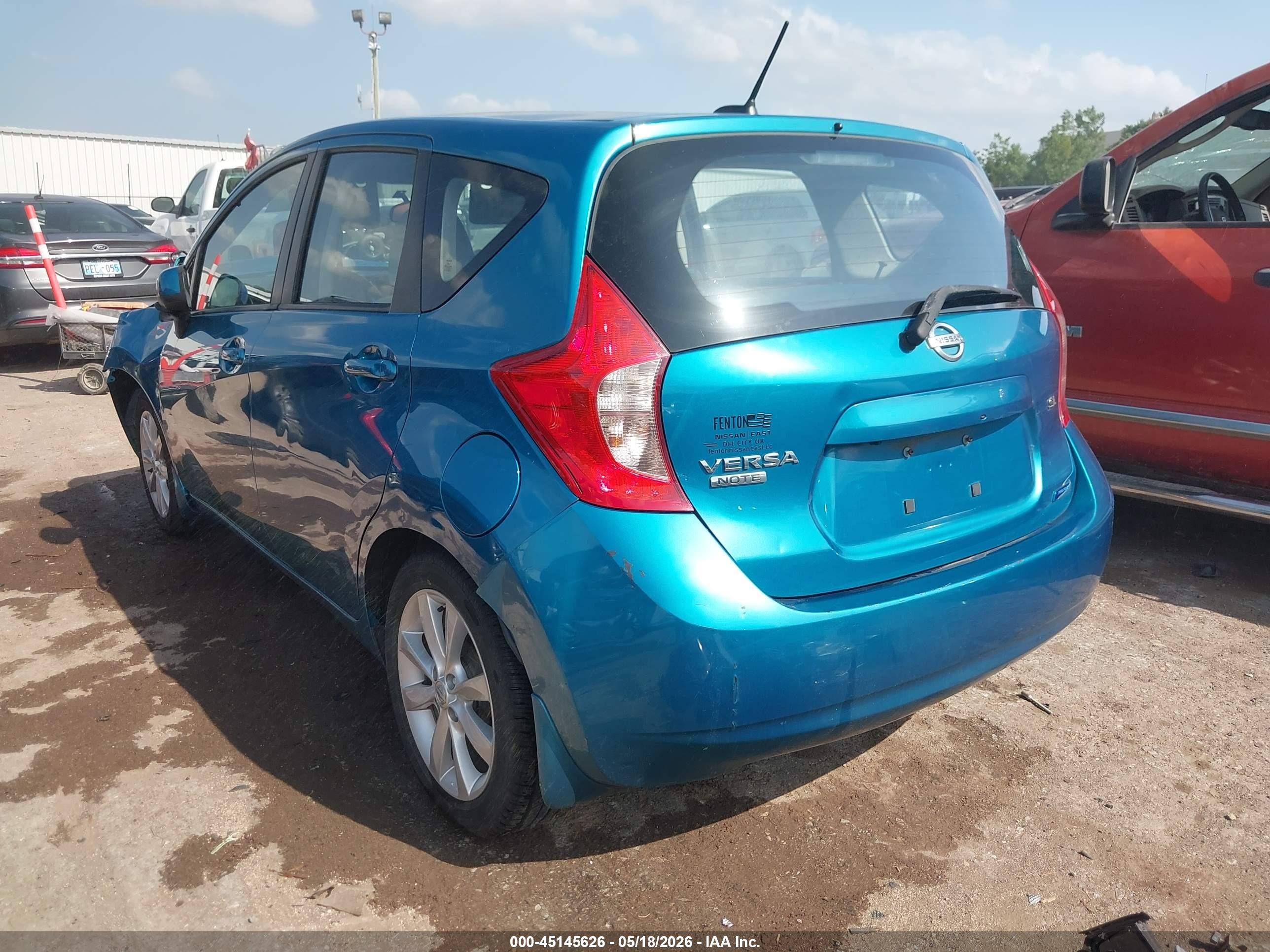 2014 Nissan Versa Note Sv Blue vin: 3N1CE2CP9EL383663