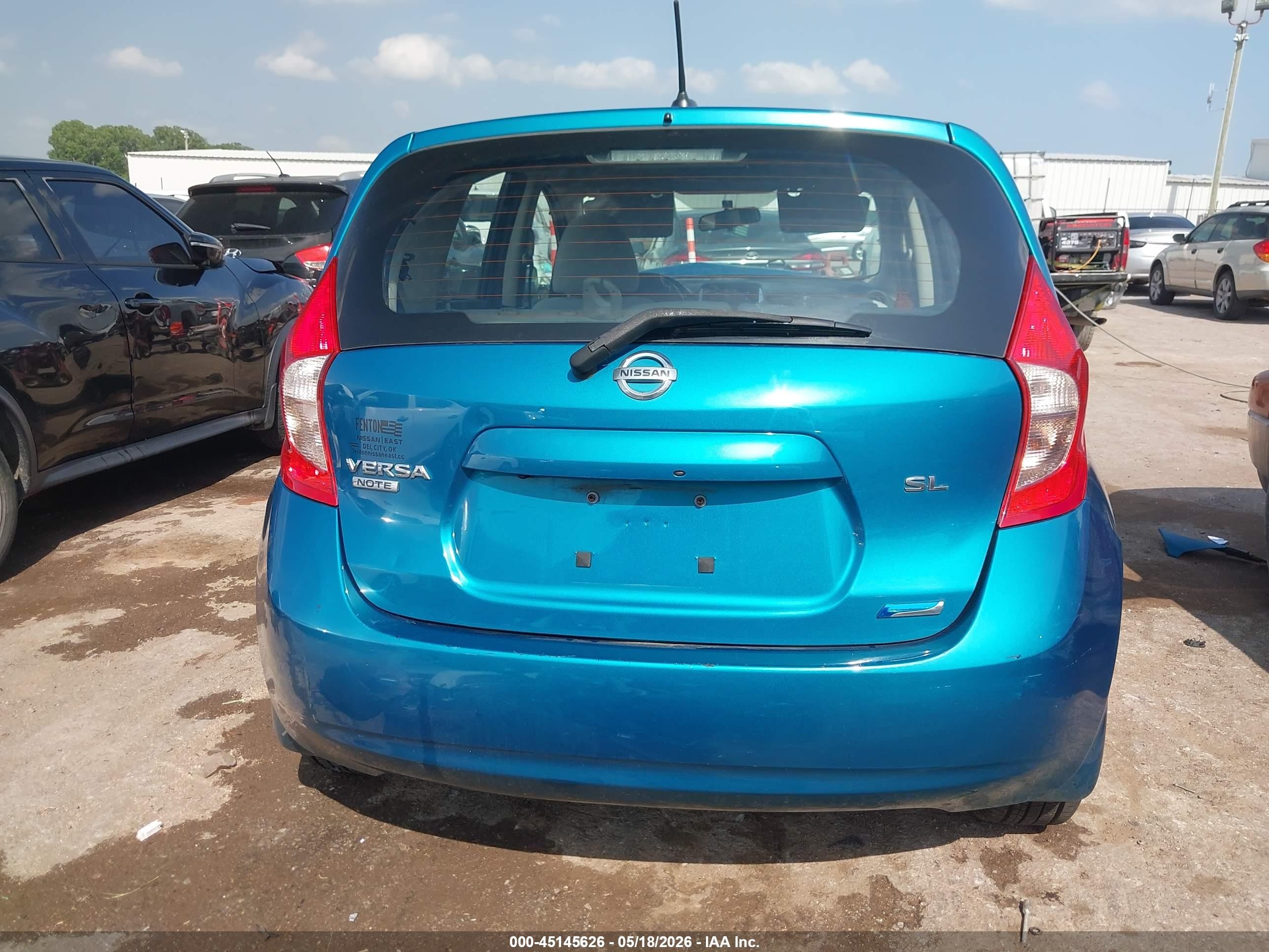 2014 Nissan Versa Note Sv Blue vin: 3N1CE2CP9EL383663