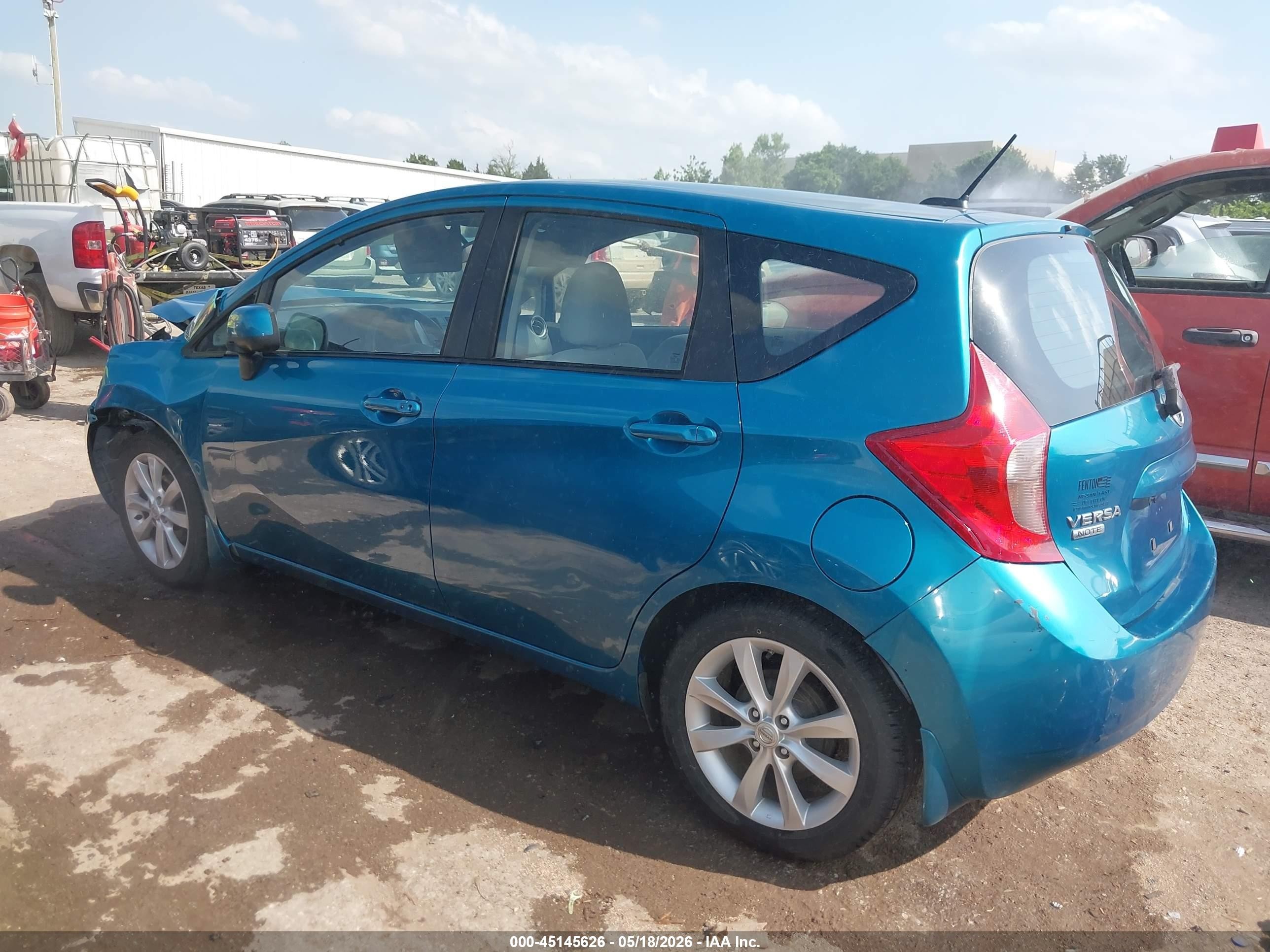 2014 Nissan Versa Note Sv Blue vin: 3N1CE2CP9EL383663