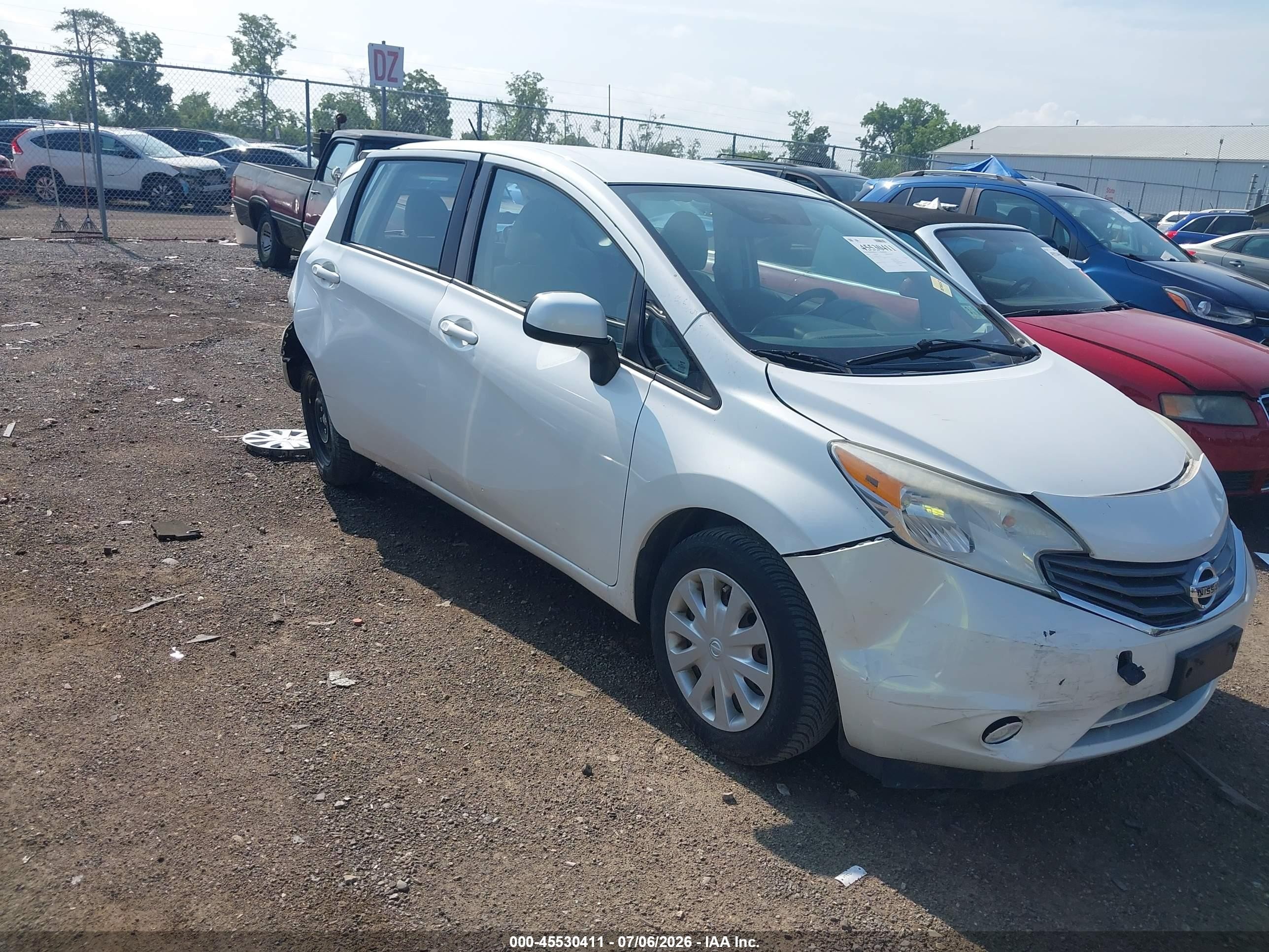 2014 Nissan Versa Note Sv White vin: 3N1CE2CP9EL411476