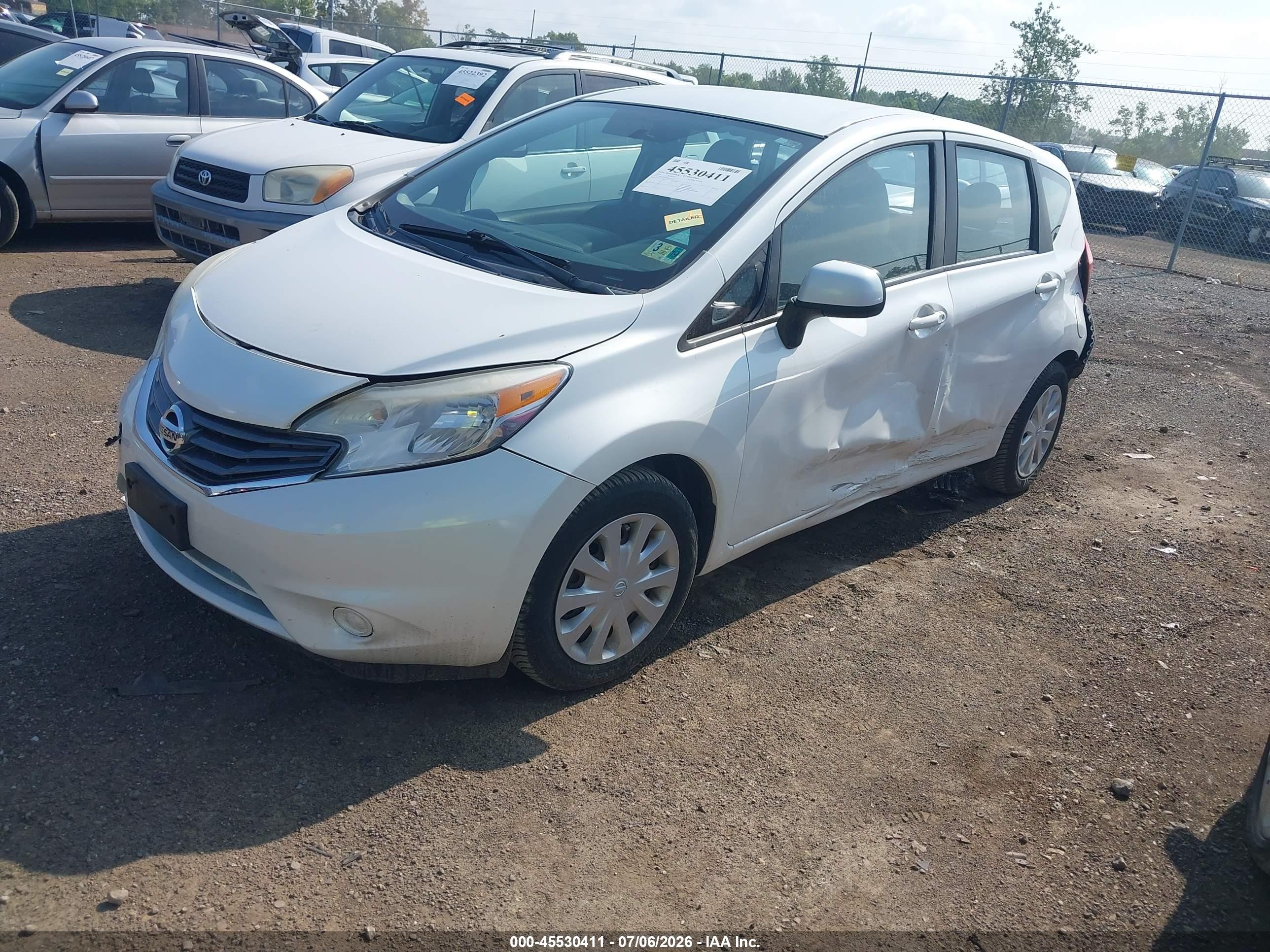 2014 Nissan Versa Note Sv White vin: 3N1CE2CP9EL411476