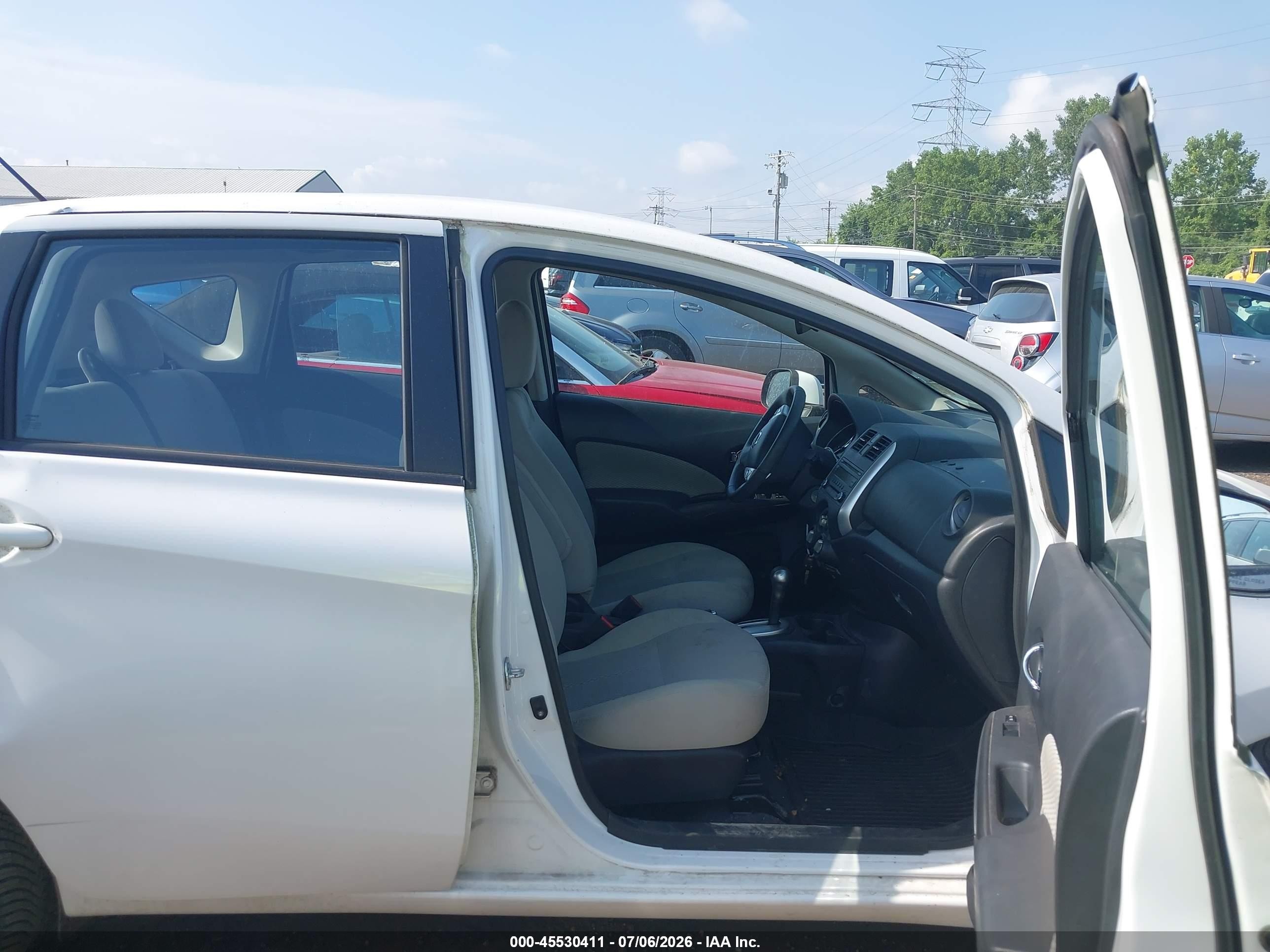 2014 Nissan Versa Note Sv White vin: 3N1CE2CP9EL411476
