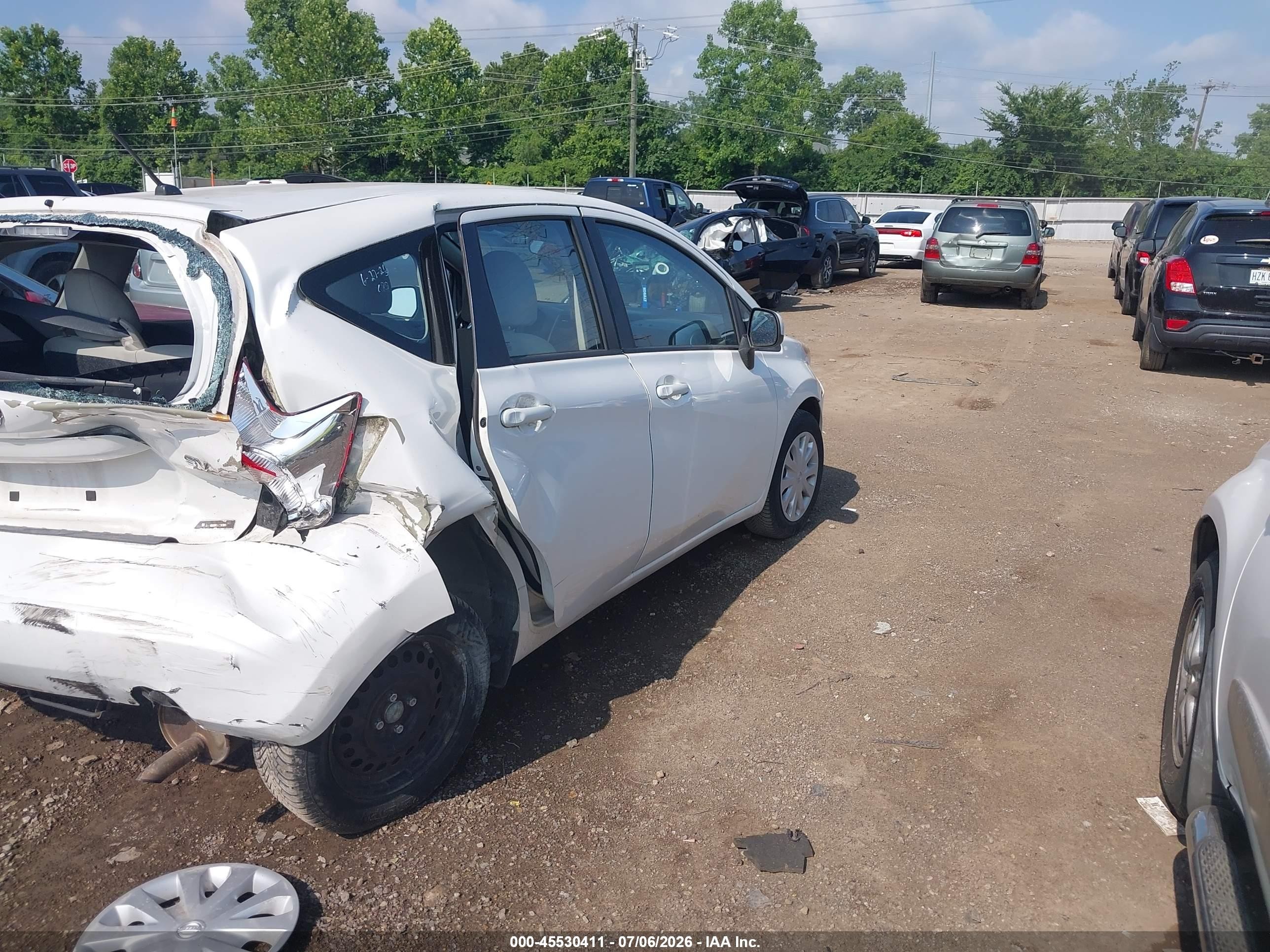 2014 Nissan Versa Note Sv White vin: 3N1CE2CP9EL411476