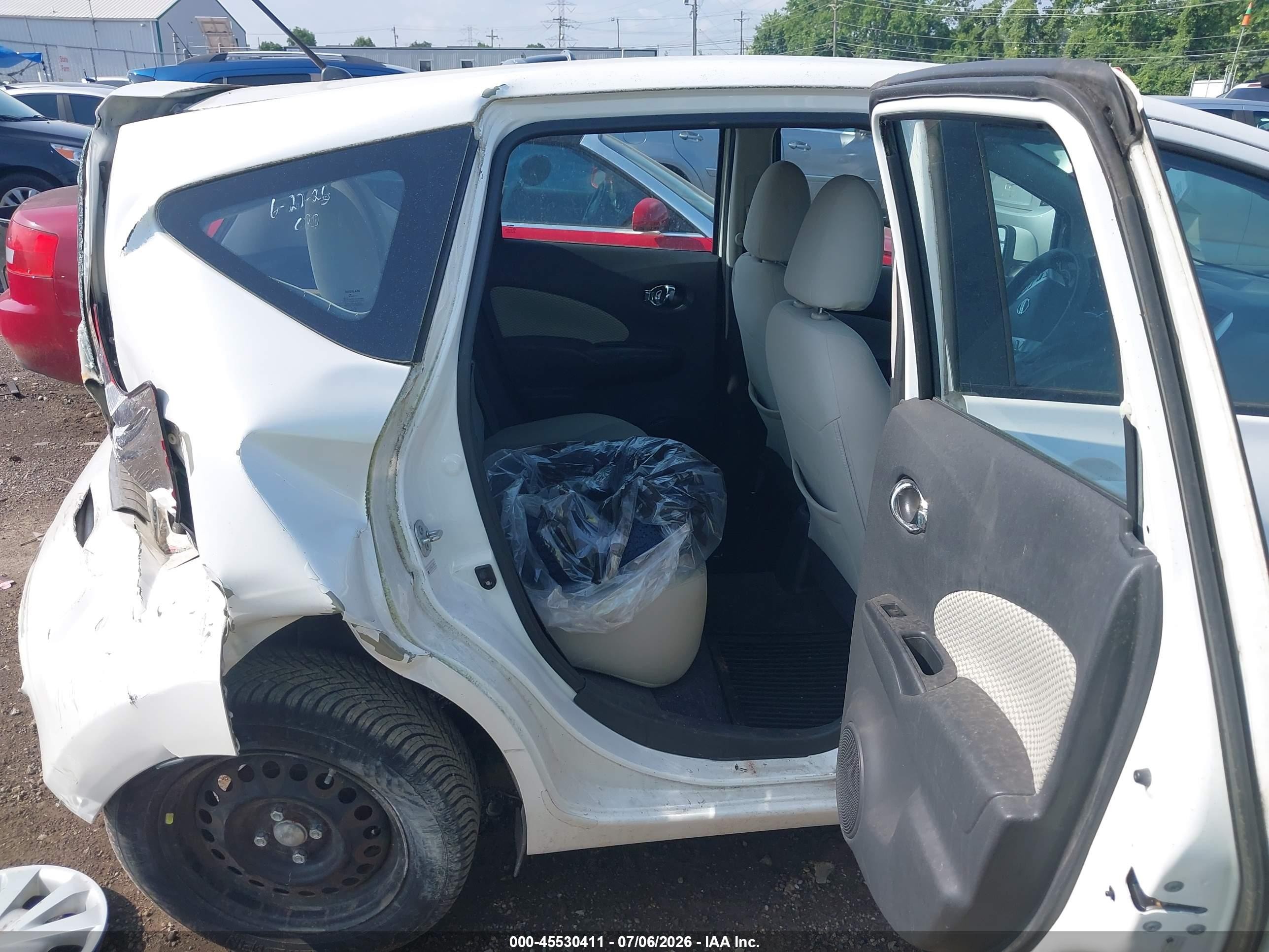 2014 Nissan Versa Note Sv White vin: 3N1CE2CP9EL411476