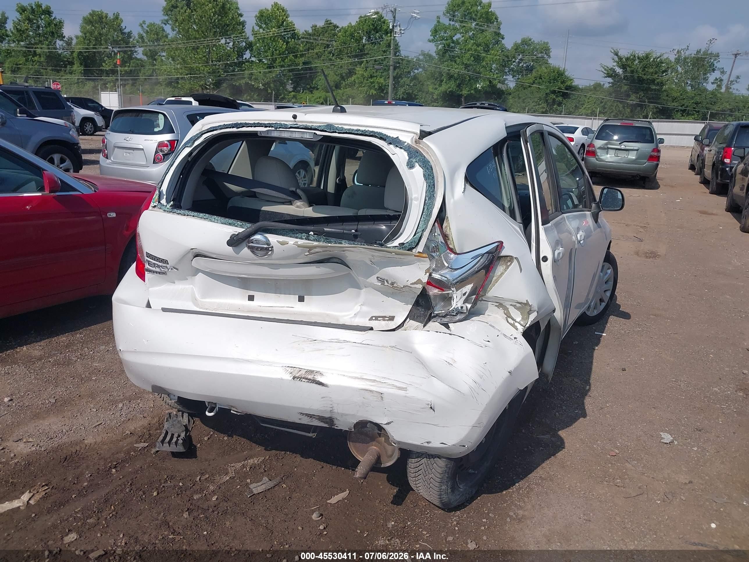 2014 Nissan Versa Note Sv White vin: 3N1CE2CP9EL411476