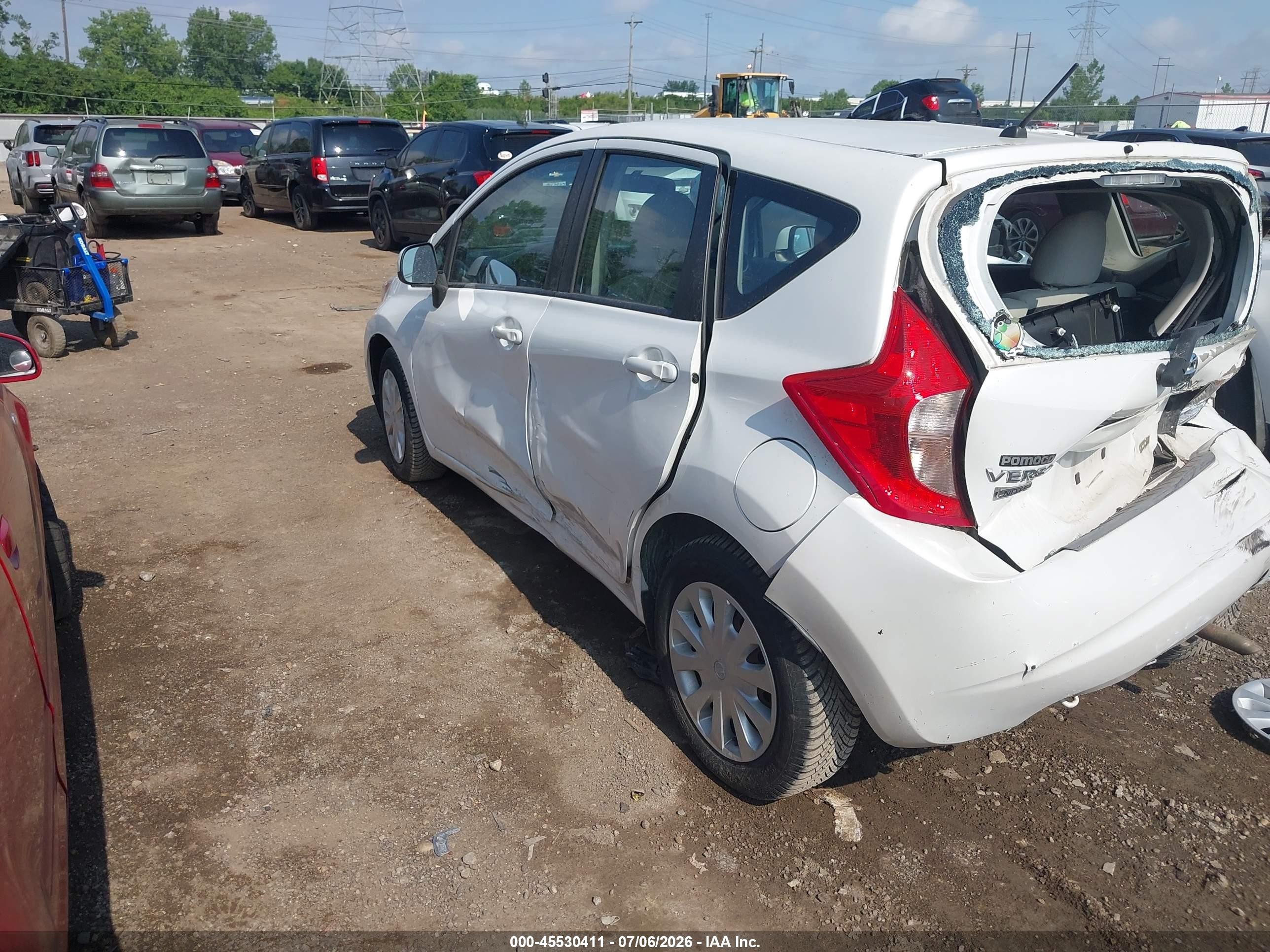 2014 Nissan Versa Note Sv White vin: 3N1CE2CP9EL411476