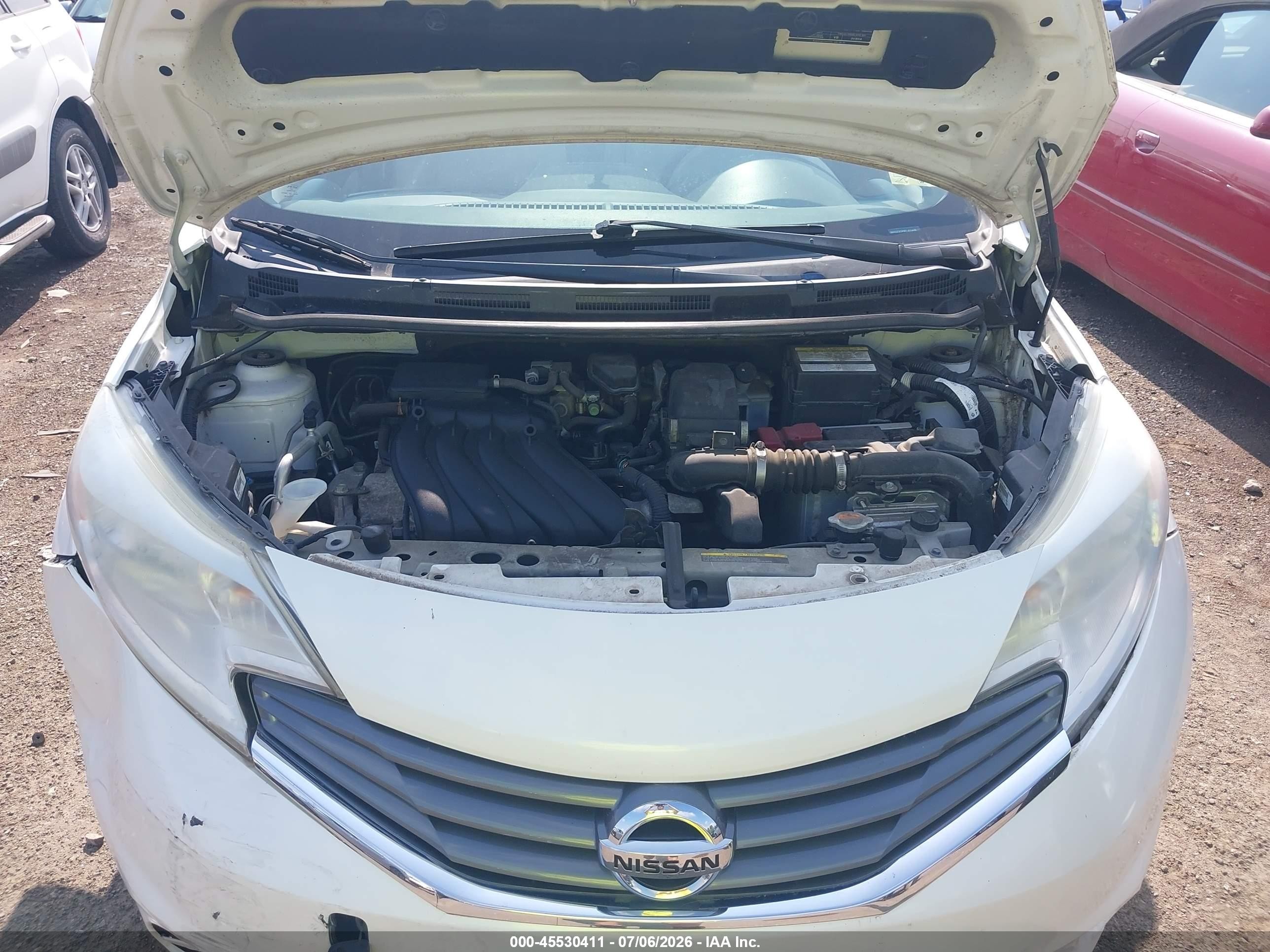 2014 Nissan Versa Note Sv White vin: 3N1CE2CP9EL411476