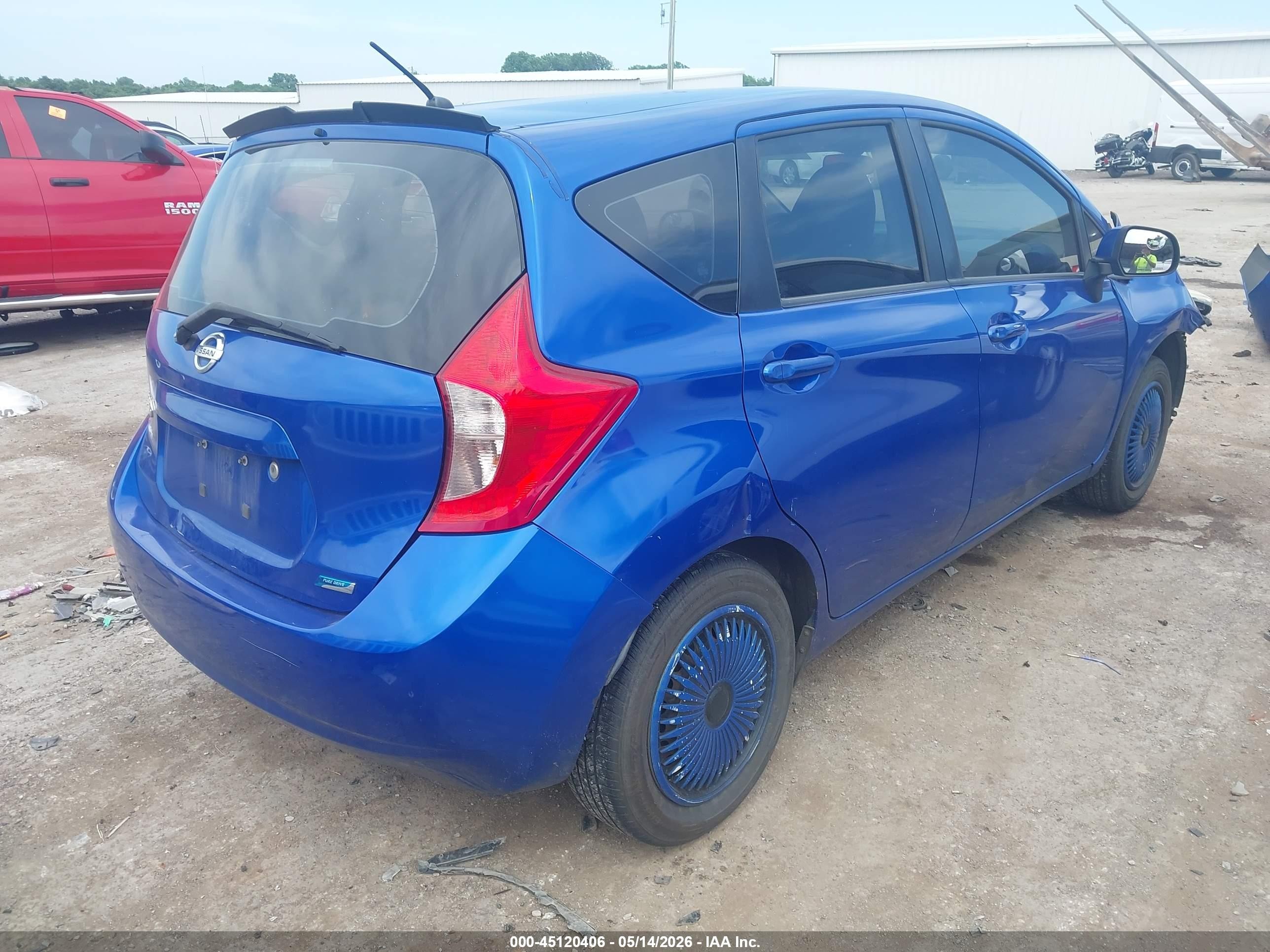 2014 Nissan Versa Note S (sr) Синий vin: 3N1CE2CP9EL413289