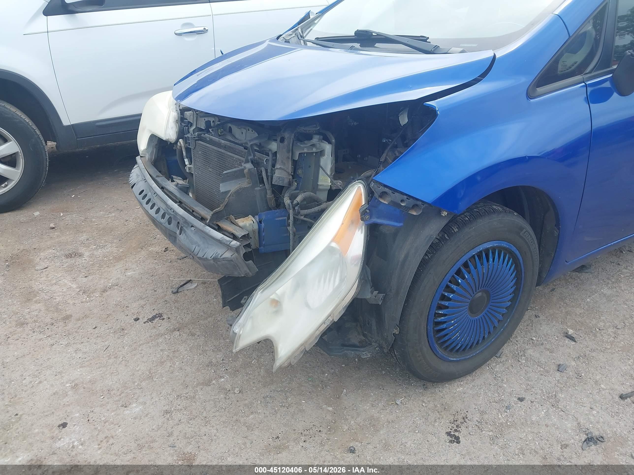 2014 Nissan Versa Note S (sr) Синий vin: 3N1CE2CP9EL413289