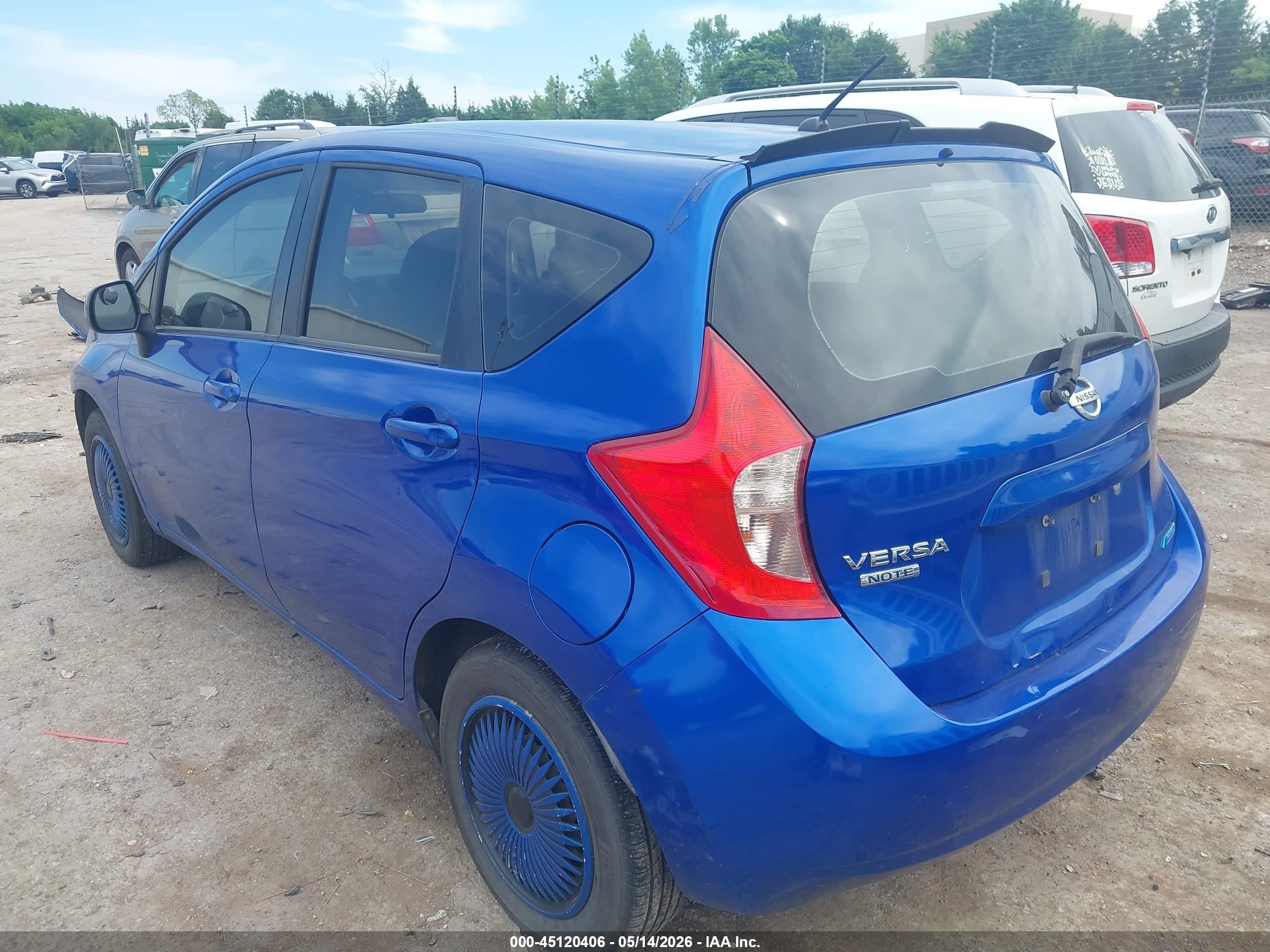 2014 Nissan Versa Note S (sr) Синий vin: 3N1CE2CP9EL413289