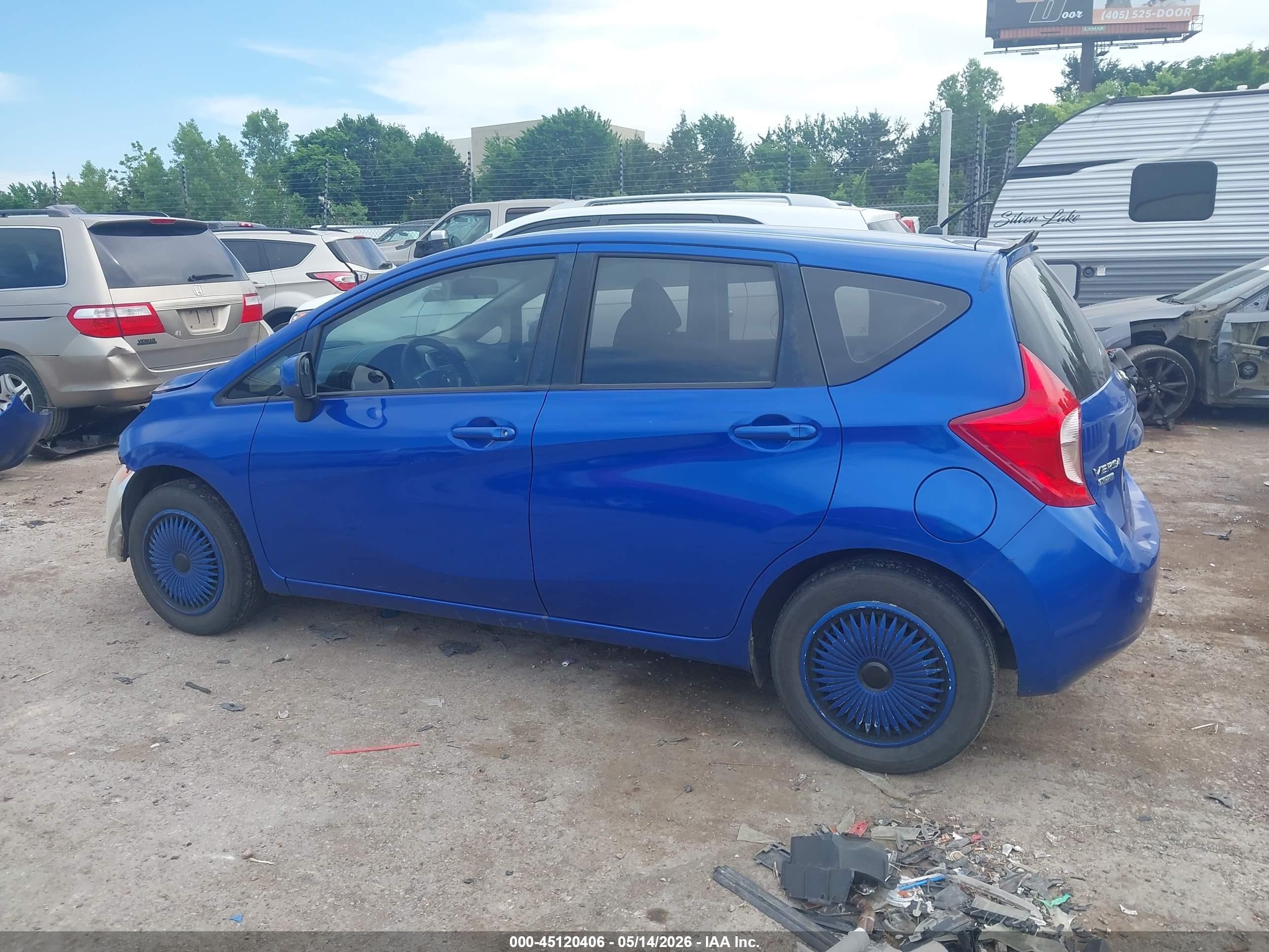 2014 Nissan Versa Note S (sr) Синий vin: 3N1CE2CP9EL413289