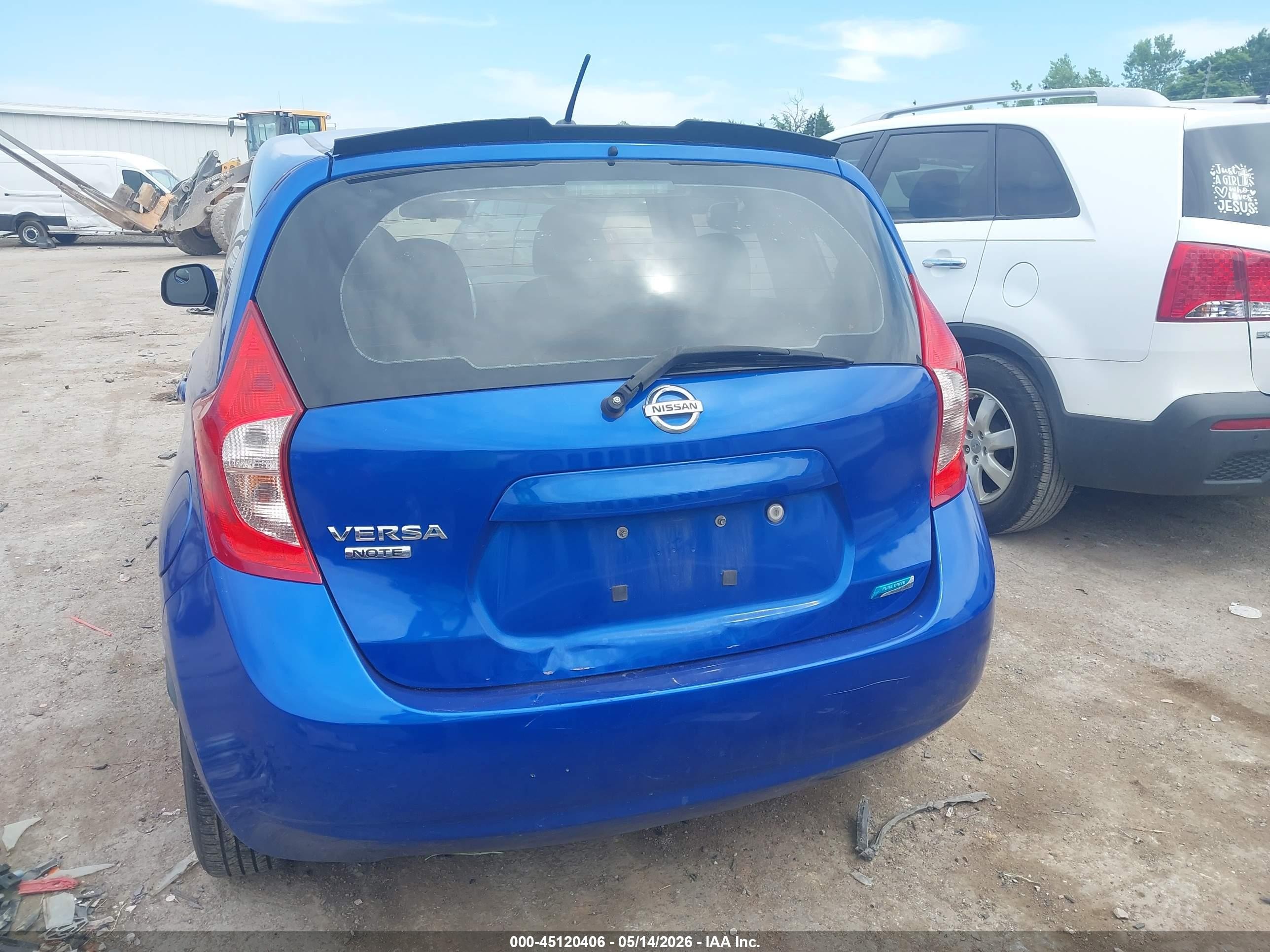 2014 Nissan Versa Note S (sr) Синий vin: 3N1CE2CP9EL413289