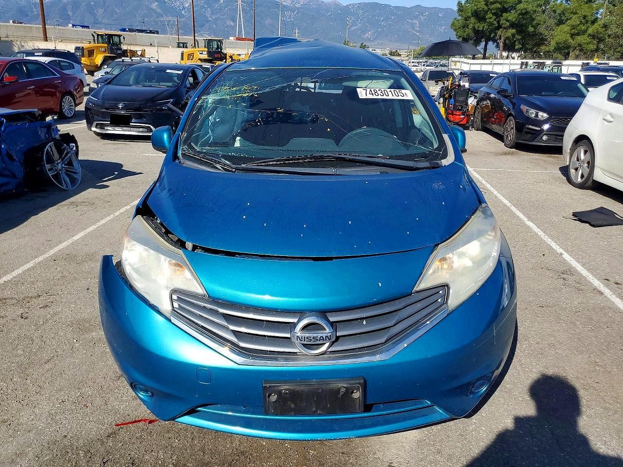 2014 Nissan Versa Note S Синий vin: 3N1CE2CP9EL429492