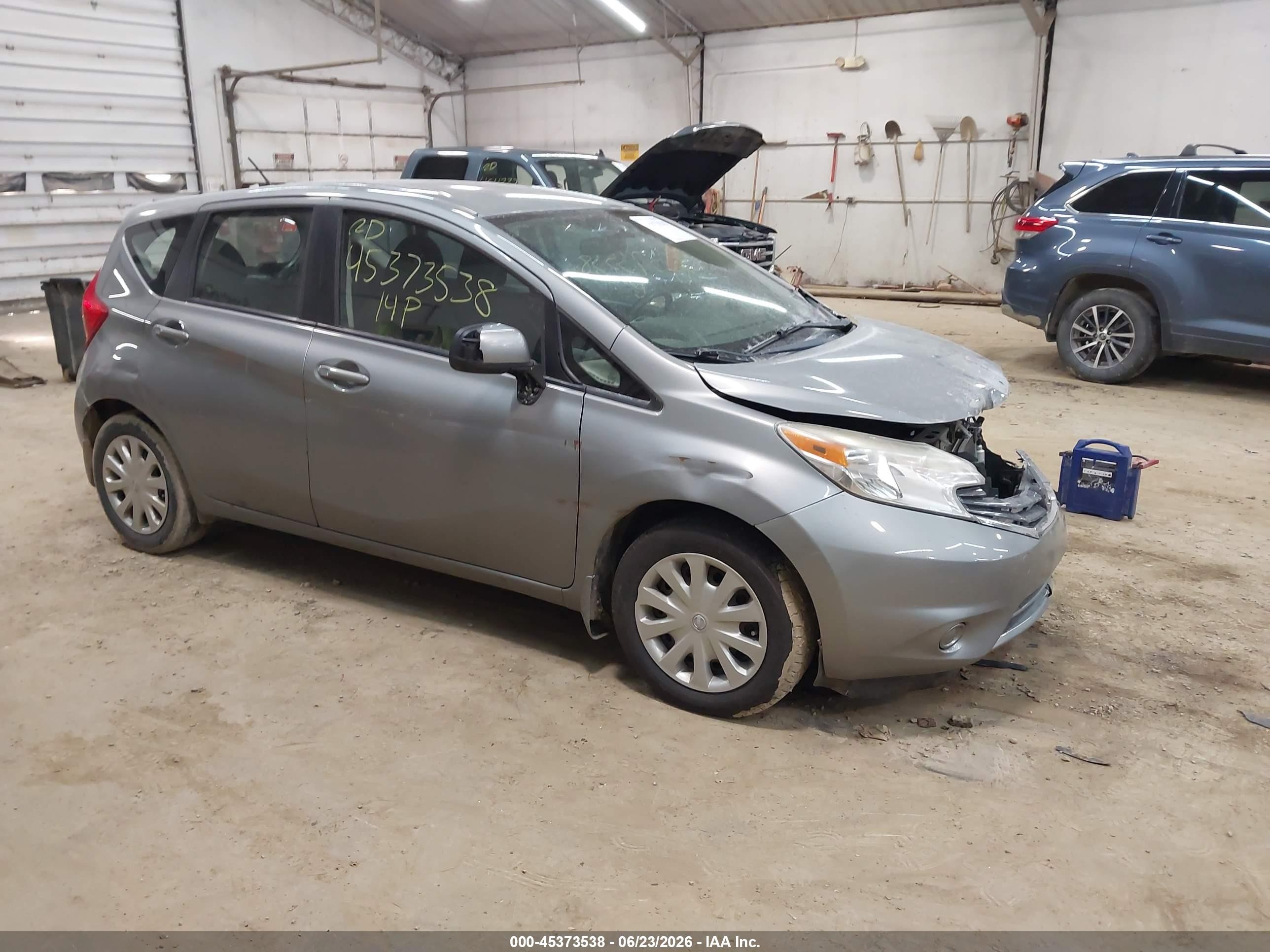 2014 Nissan Versa Note Sv Silver vin: 3N1CE2CP9EL434627