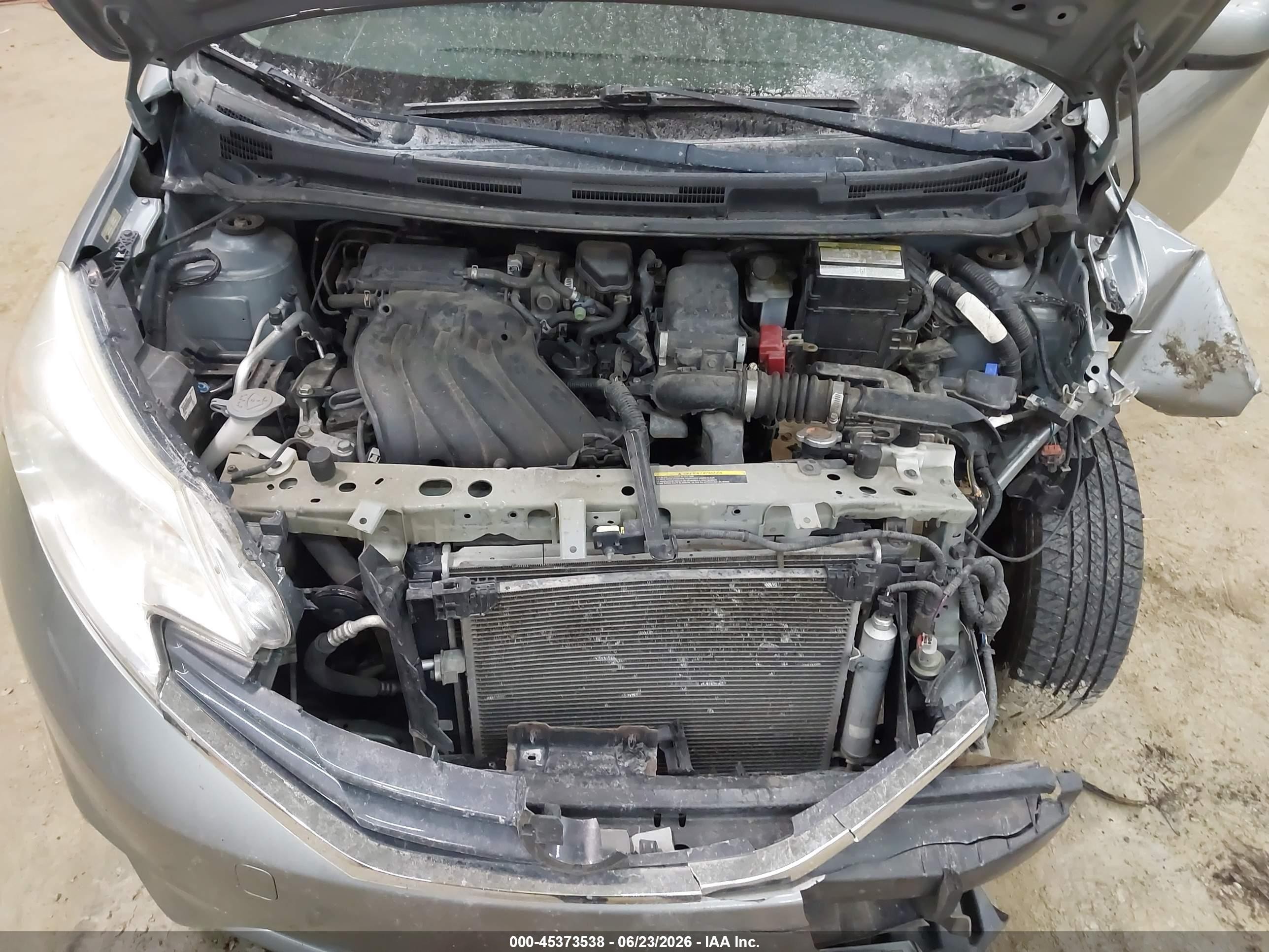 2014 Nissan Versa Note Sv Silver vin: 3N1CE2CP9EL434627