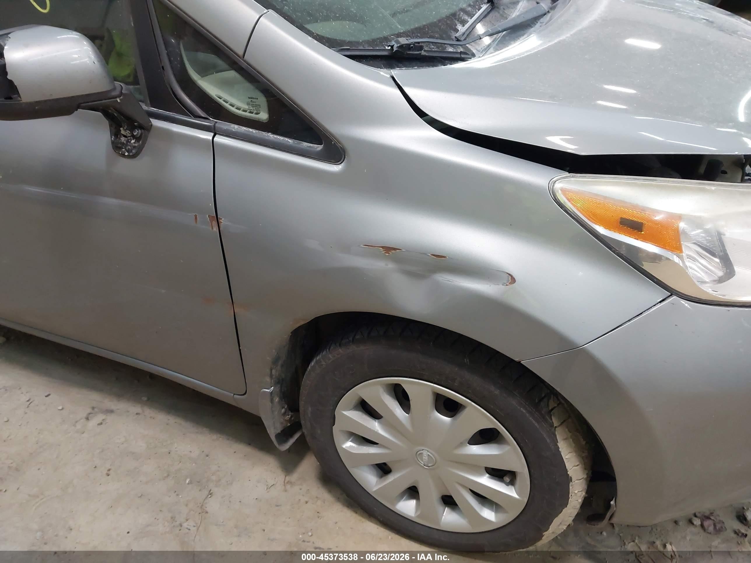 2014 Nissan Versa Note Sv Silver vin: 3N1CE2CP9EL434627