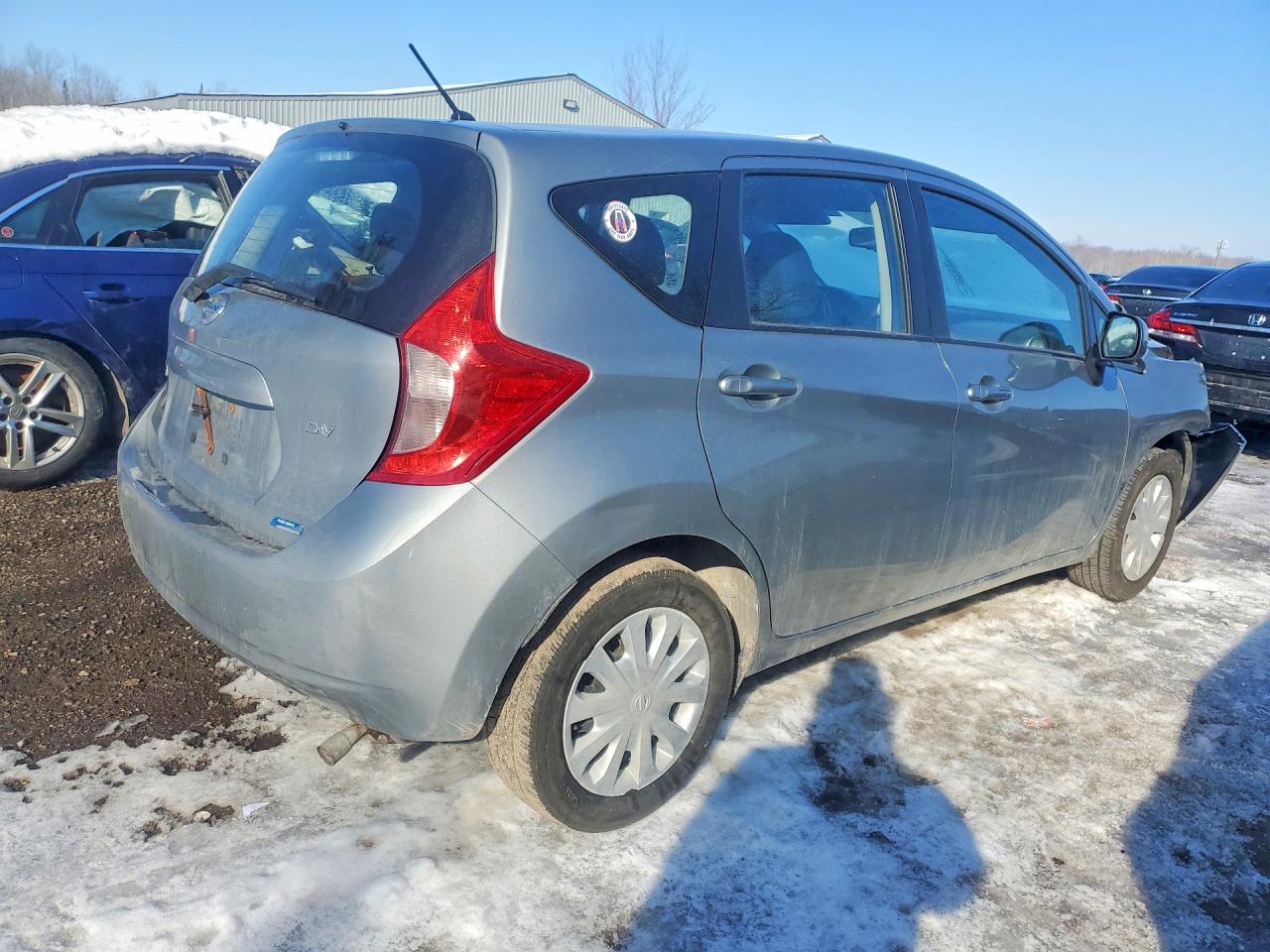 2014 Nissan Versa Note S Серый vin: 3N1CE2CP9EL435311