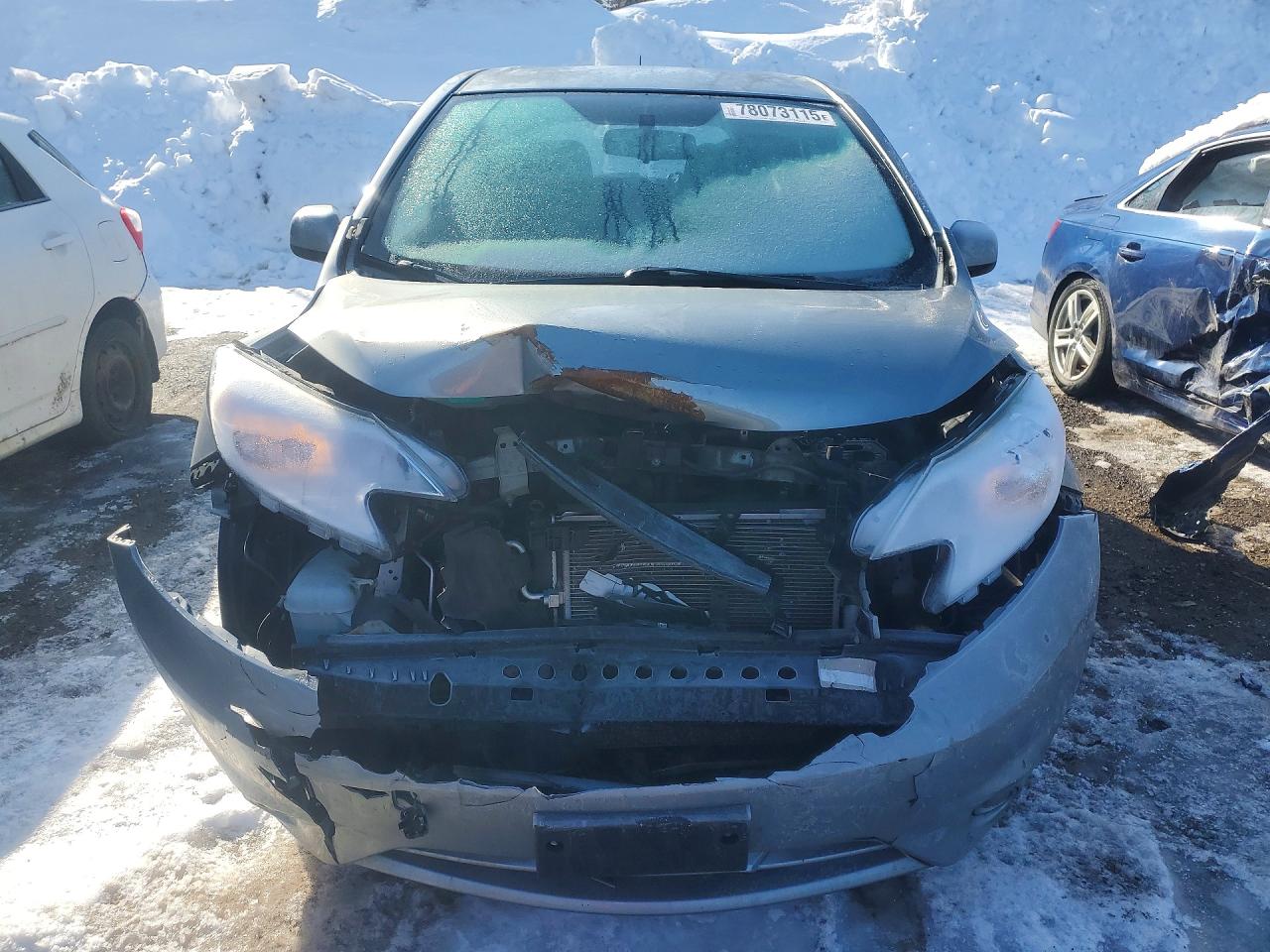 2014 Nissan Versa Note S Серый vin: 3N1CE2CP9EL435311
